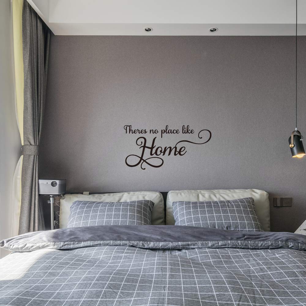 There'S No Place Like Home Vinyl Wall Decal Family Love Quotes Wall Sticker For Home Decor
