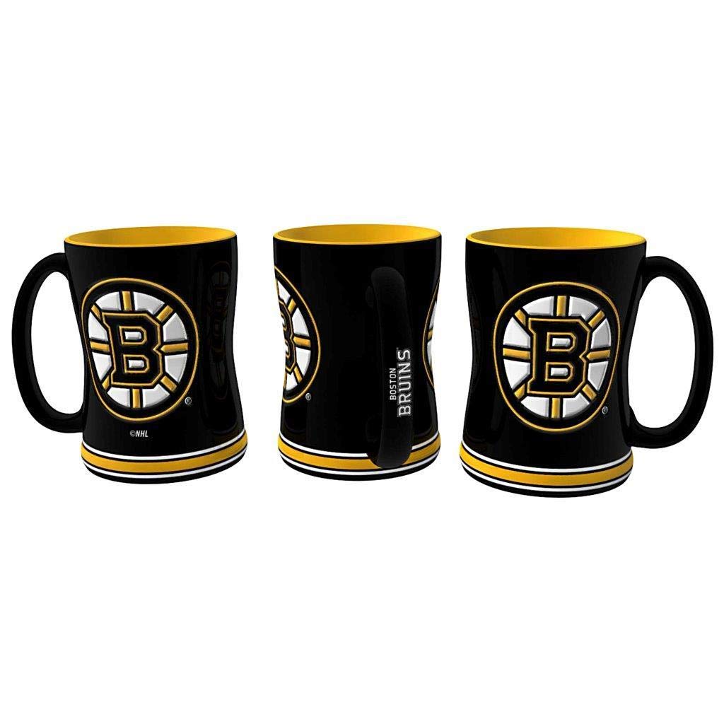 Boelter Brands Nhl Boston Bruins 225897 Coffee Mug, Team Color, 14 Oz