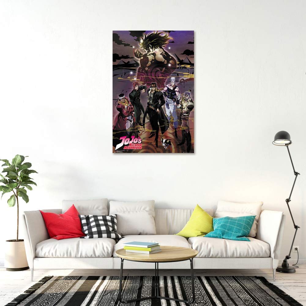 Poster Stop Online Jojo'S Bizarre Adventure - Manga Tv Show Poster (Group) (Size 24'' X 36'')