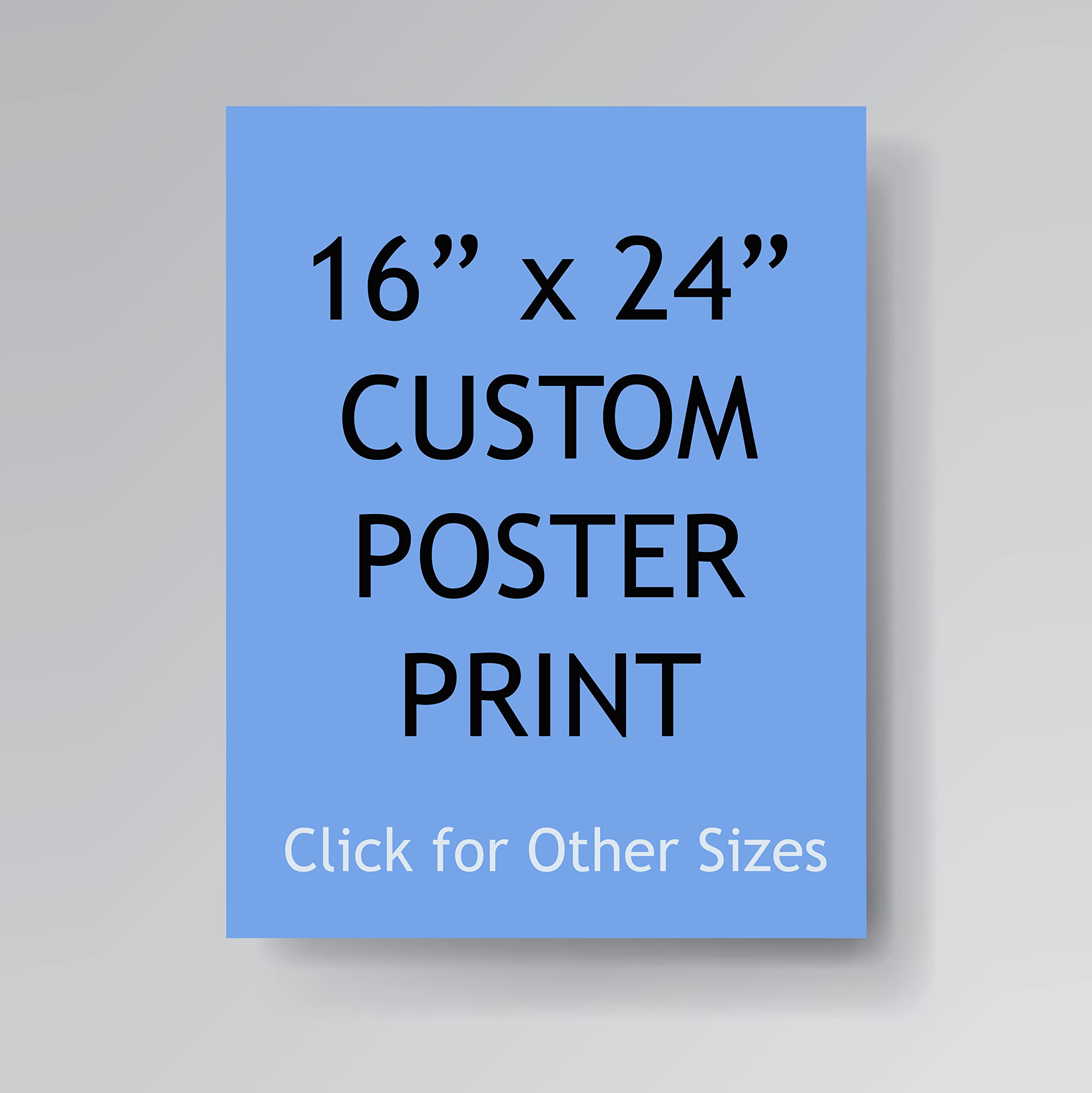 Pera Print - Upload Your Image Or Photo - Custom Personalized Photo To Poster Printing, Wall Art Prints (16 X 24 Inches) 16X24