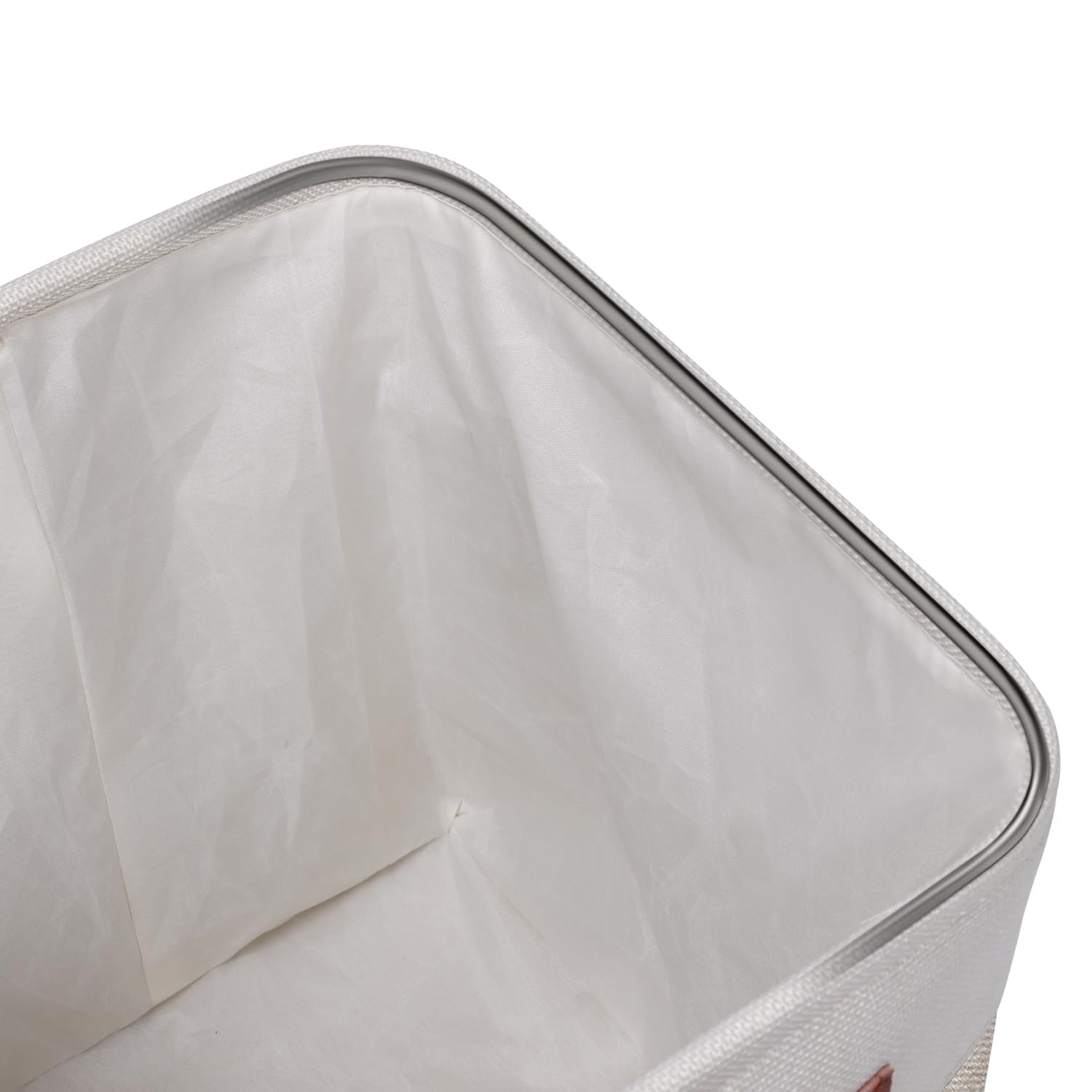 Univivi 4 Pc 13 Inch Cube Storage Baskets With Hard Bottom For Shelves Foldable Storage Baskets For Closet Storage Clothes,Cube