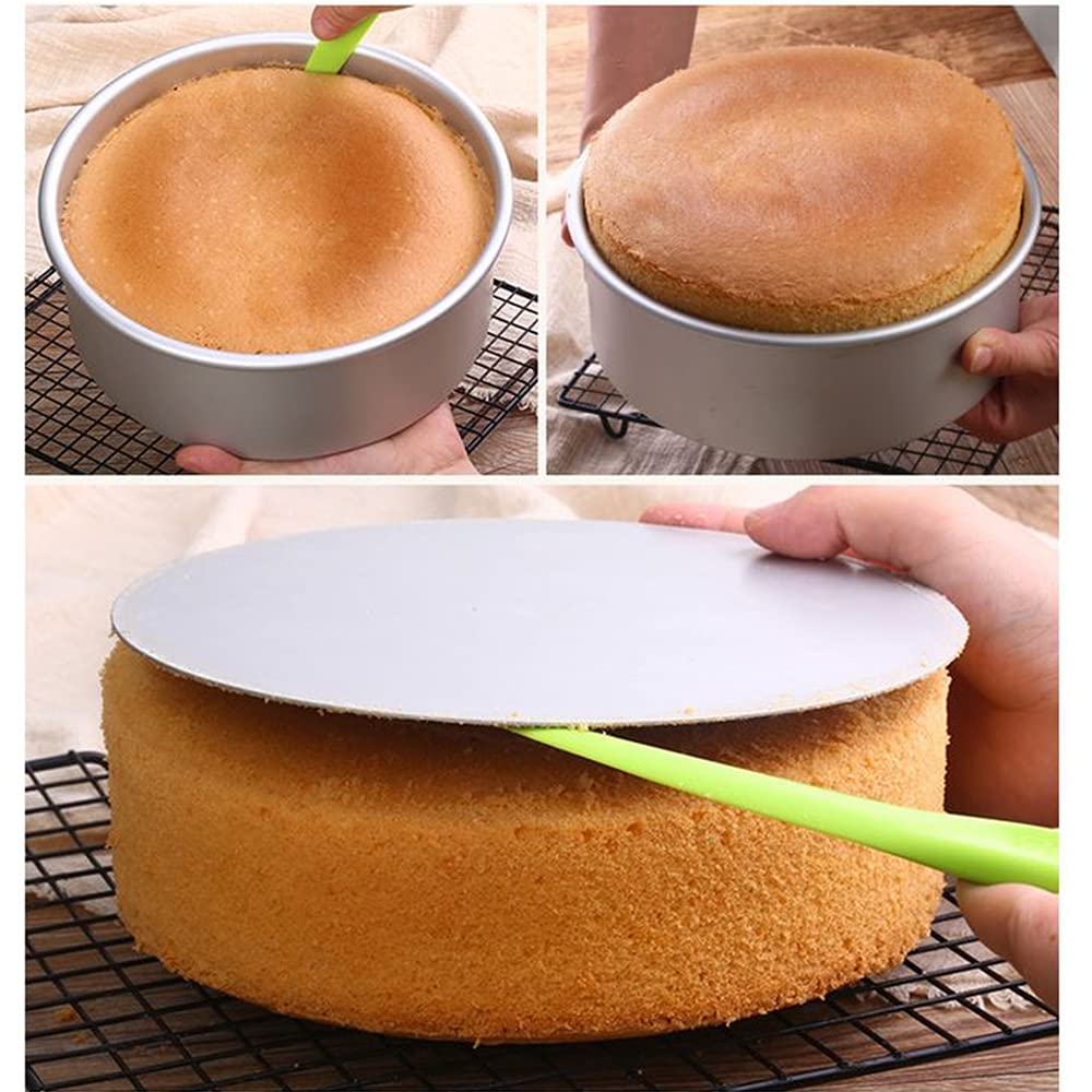Xzjmy 5 Pack Non-Stick Deep Aluminum Round Cake Pan With Removable Bottom,Mini Cake Pan, Round Aluminum Cake Pan, Used For Famil