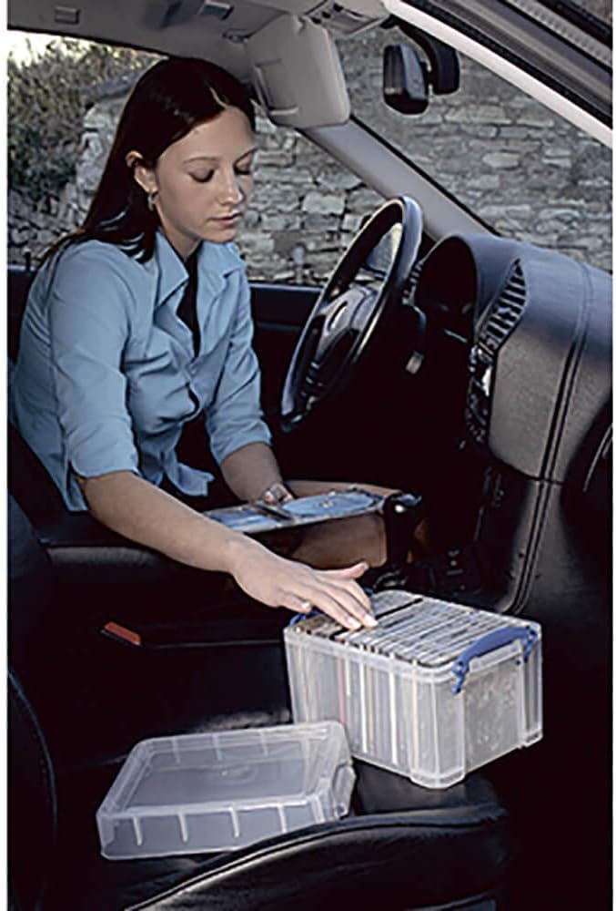 REALLY USEFUL OFFIcE BOX cLEAR 64LT 64c