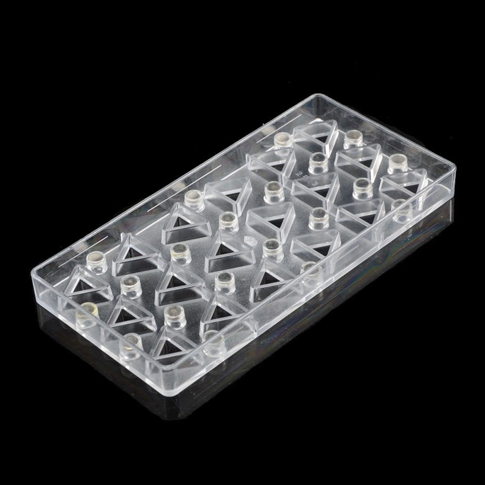 Chocolate Transfer Sheet Mold Polycarbonate Chocolate Mold Diy Handmade Chocolate Magnetic Chocolate Mold Candy Mould Triangle S