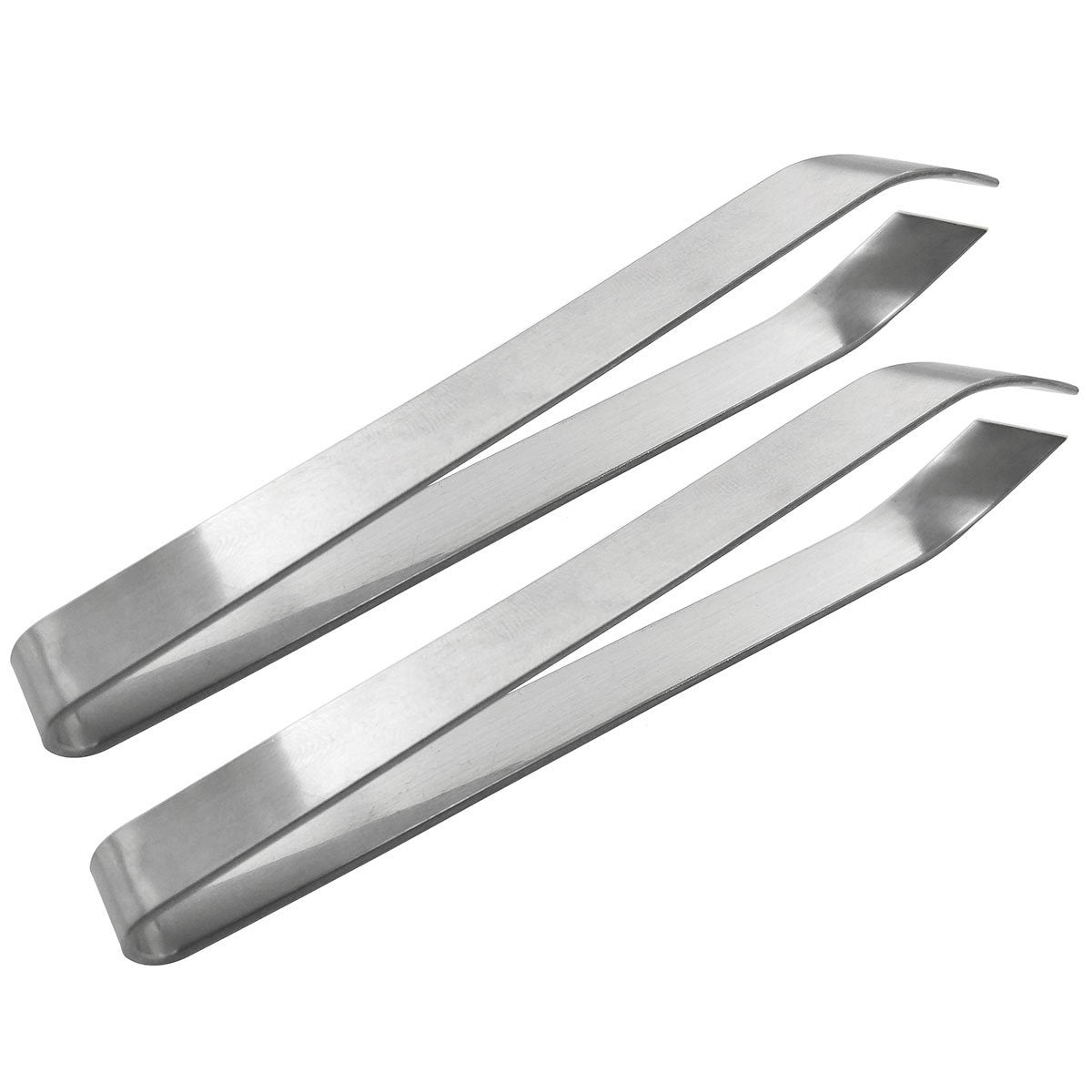 Daycount Pack Of 2 Fish Bone Tweezers, Chicken Feather Tweezer Stainless Fishbone Picker, Clean Tongs Salmon Bone Removal Durabl