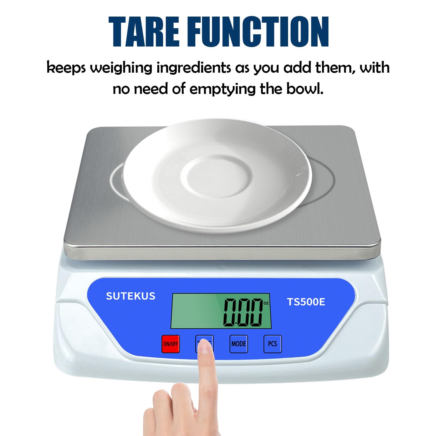 Sutekus 0.04Oz To 55Lbs Digital Scales Weigh Scale Kitchen Scale Precise Cooking Scale Multifunction Scales For Kitchen Home Pos