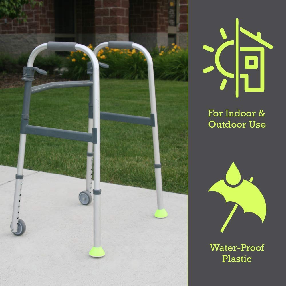 Walker Coasters, Tennis Ball Yellow, 2 Count