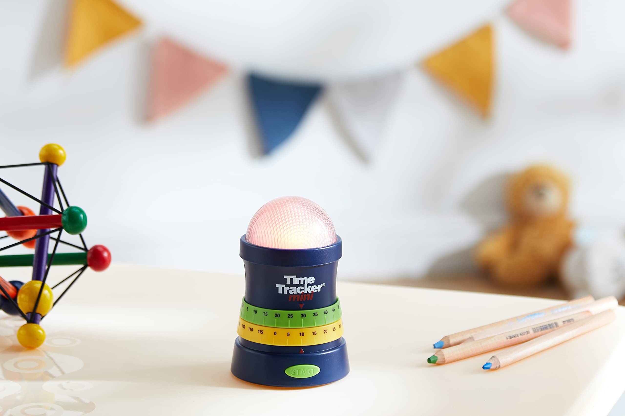 Learning Resources Time Tracker Mini Visual Timer  Classroom Timer  Hand Washing Timer  Auditory and Visual Cue  Ages 3+