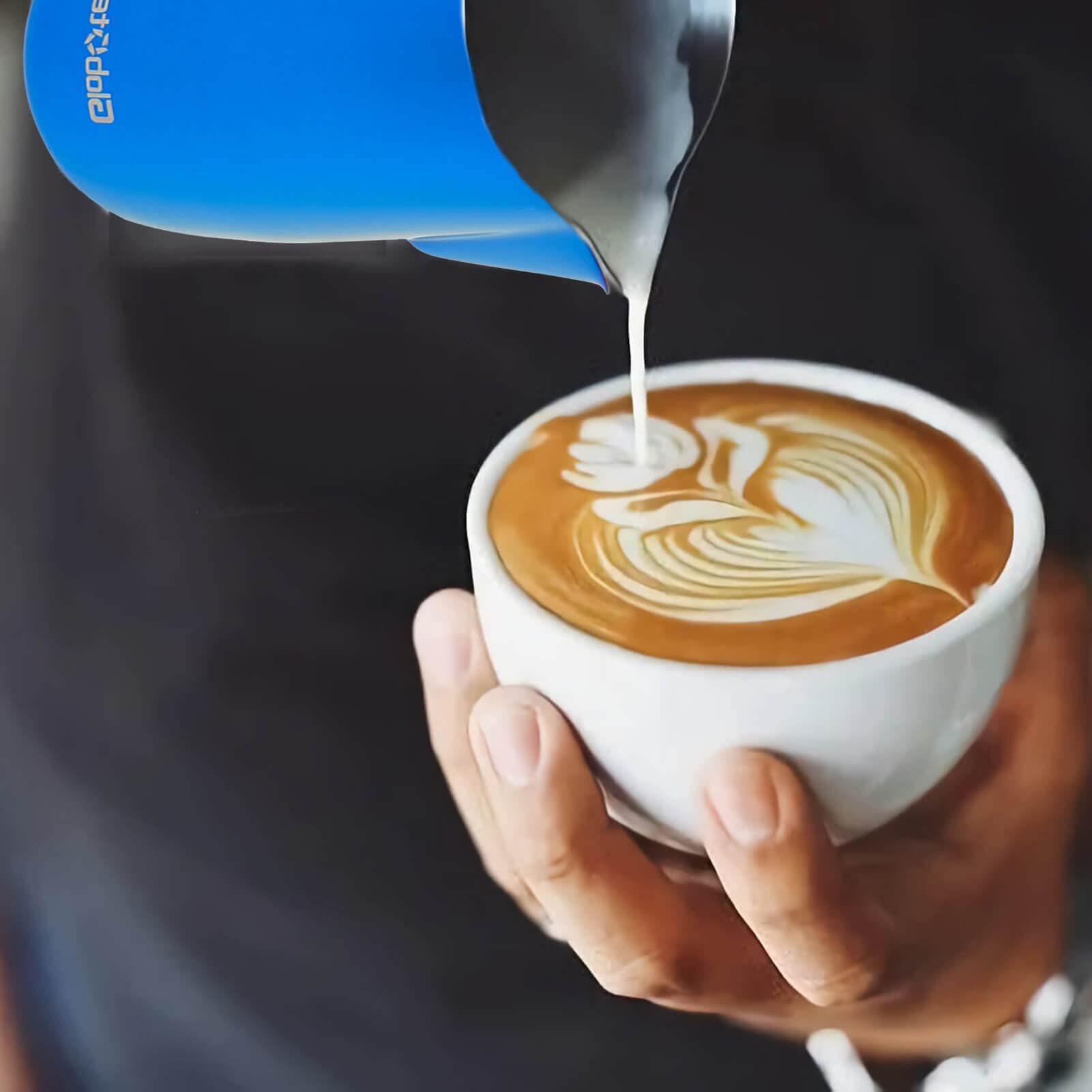 Coffee Pitcher Milk Frothing Cup - Stainless Steel Milk Frother Jug Espresso Accessories Milk Steamer Pitcher Latte Pitcher Frot