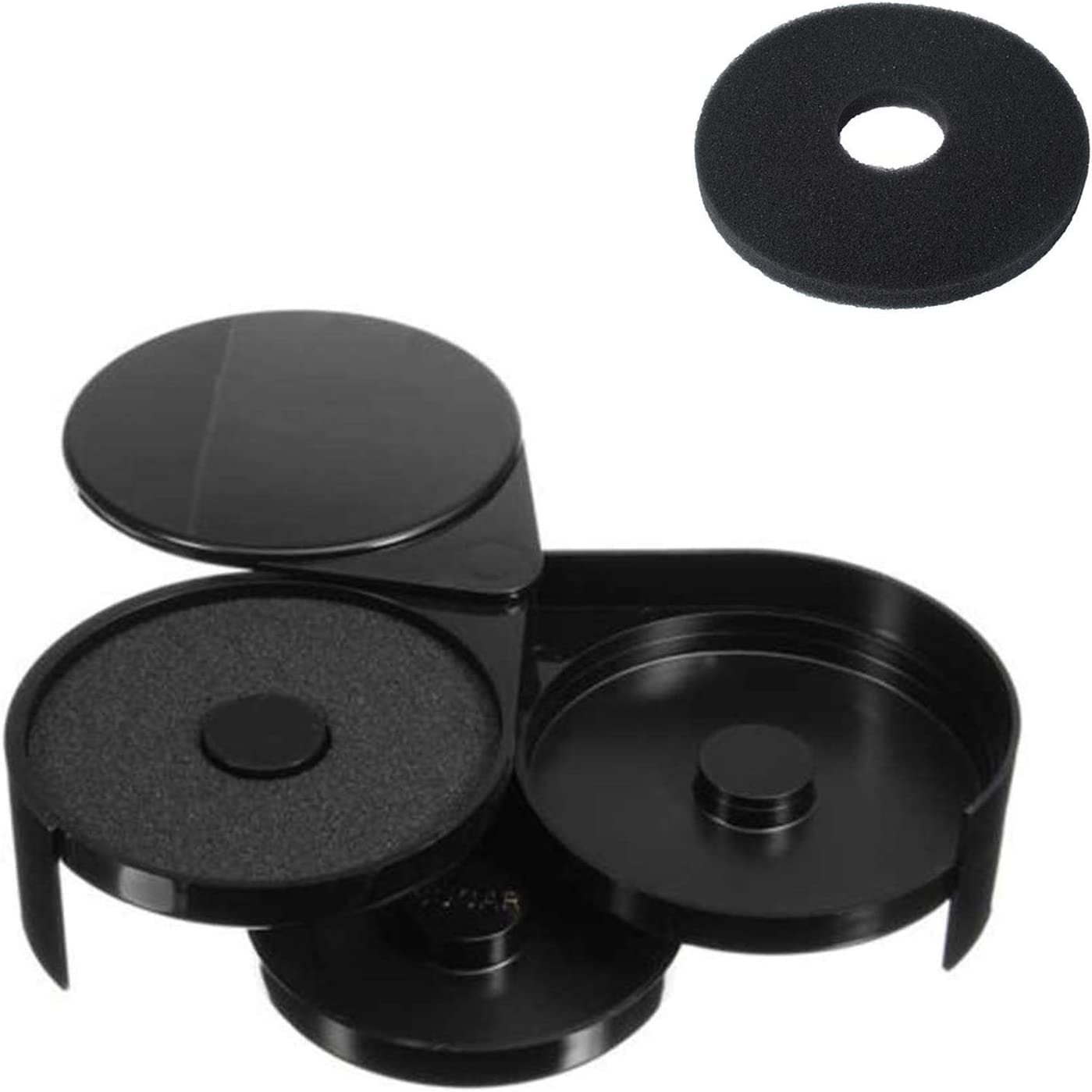 6Pcs Bar Rimmer Sponges Replacement For Glass Rimmer/Margarita Salter Rimmer Set, Salt Trays, Cocktails