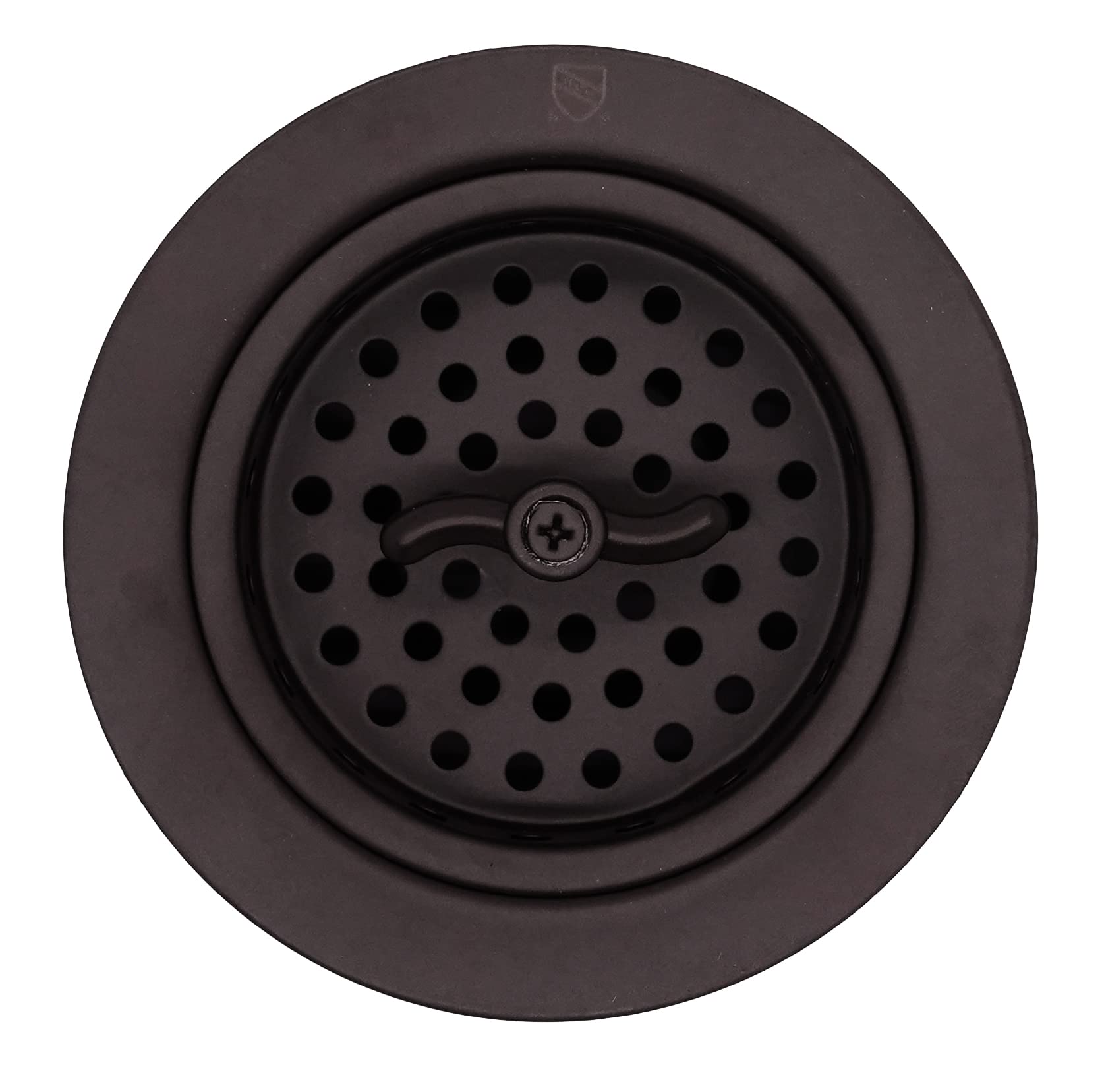 Westbrass A213-12 3-1/2'' Wing Nut Twist Style Large Kitchen Sink Basket Strainer, 1-Pack, Oil Rubbed Bronze
