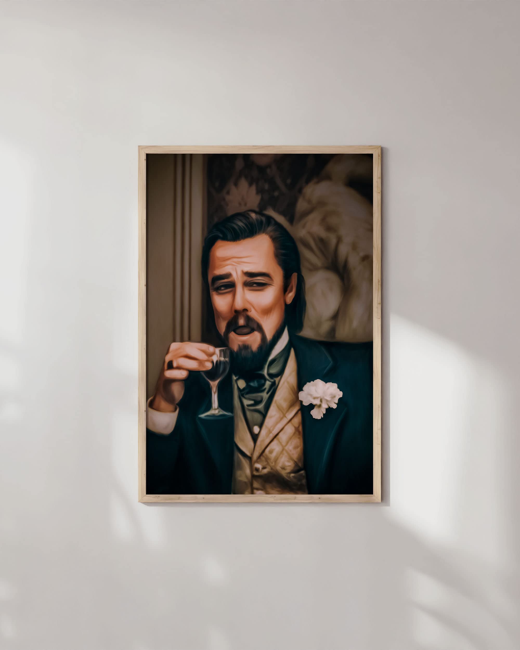 Haus And Hues Leonardo Dicaprio Meme Posters - Tv Wall Art, Funny Meme Posters For Guys Dorm, Meme Painting, Wall Posters Funny