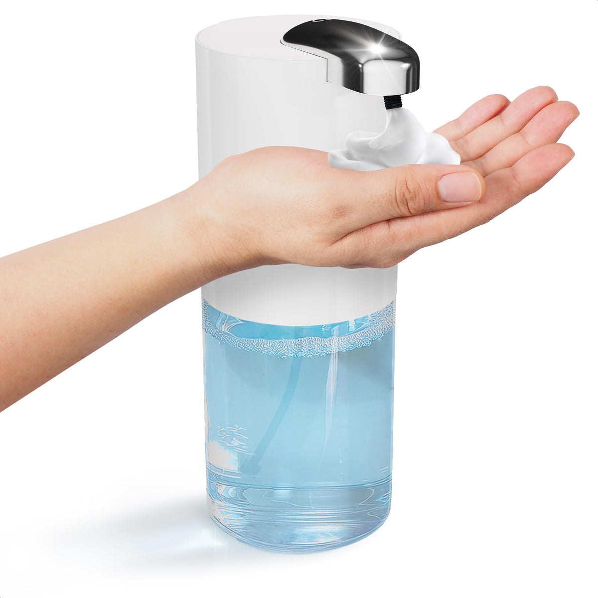 13.5 Oz Automatic Foaming Soap Dispenser Touchless 4-Level Automatic Foam Soap Dispenser Electric Soap Dispenser Foaming Hand So