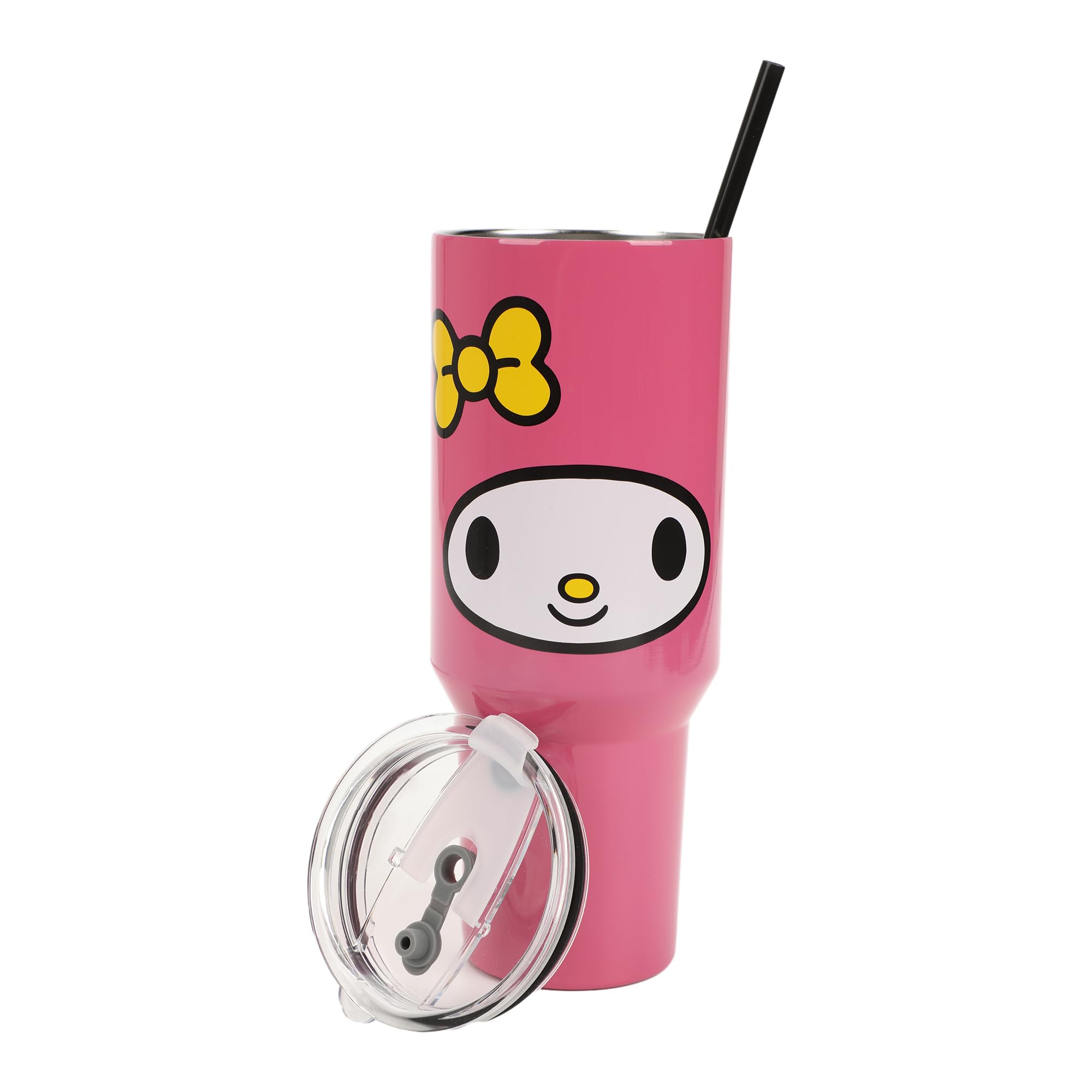 Bioworld My Melody 40 Oz Stainless Steel Tumbler with Handle