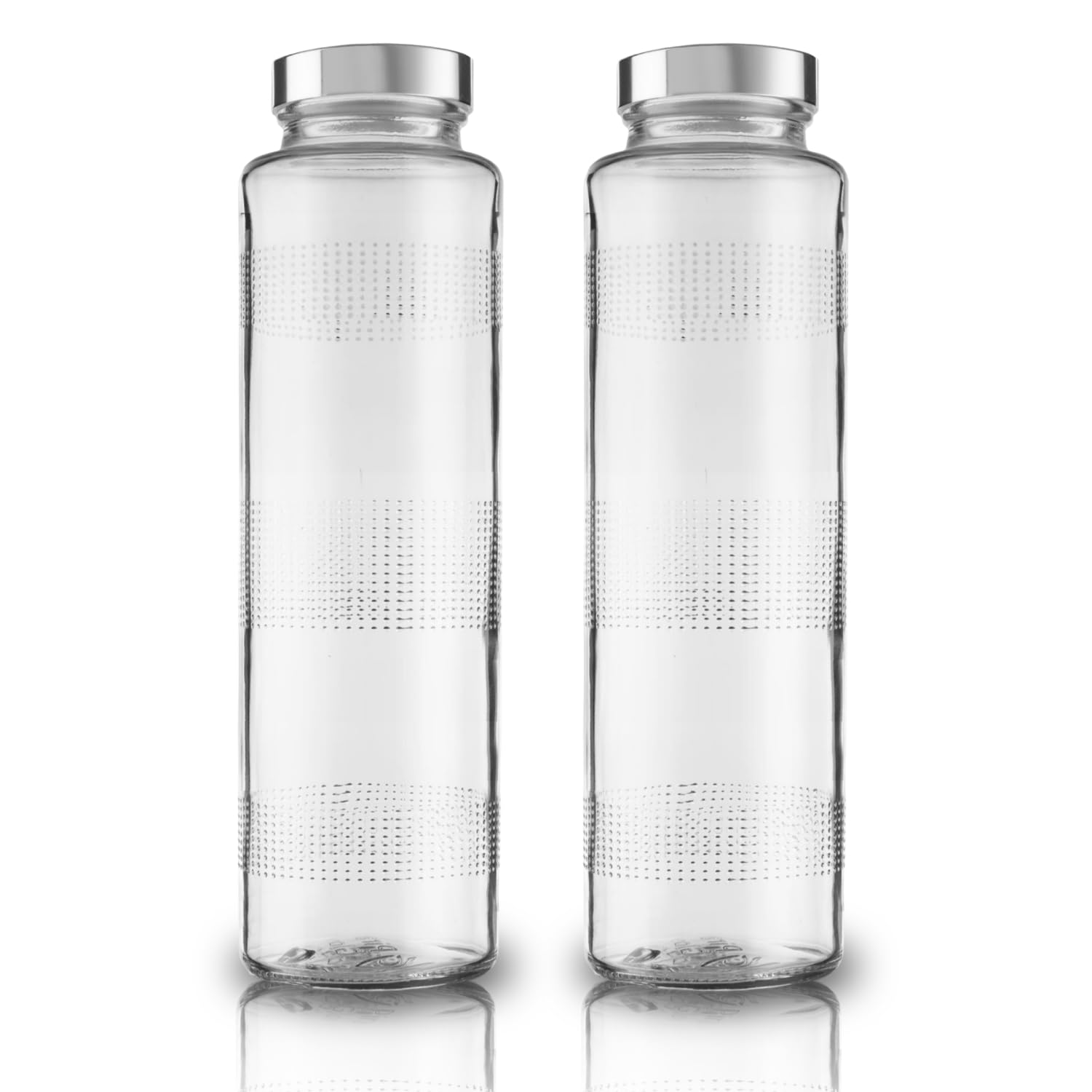 Pure Tree Glass Water Bottle 750 Ml (Pack Of 2)