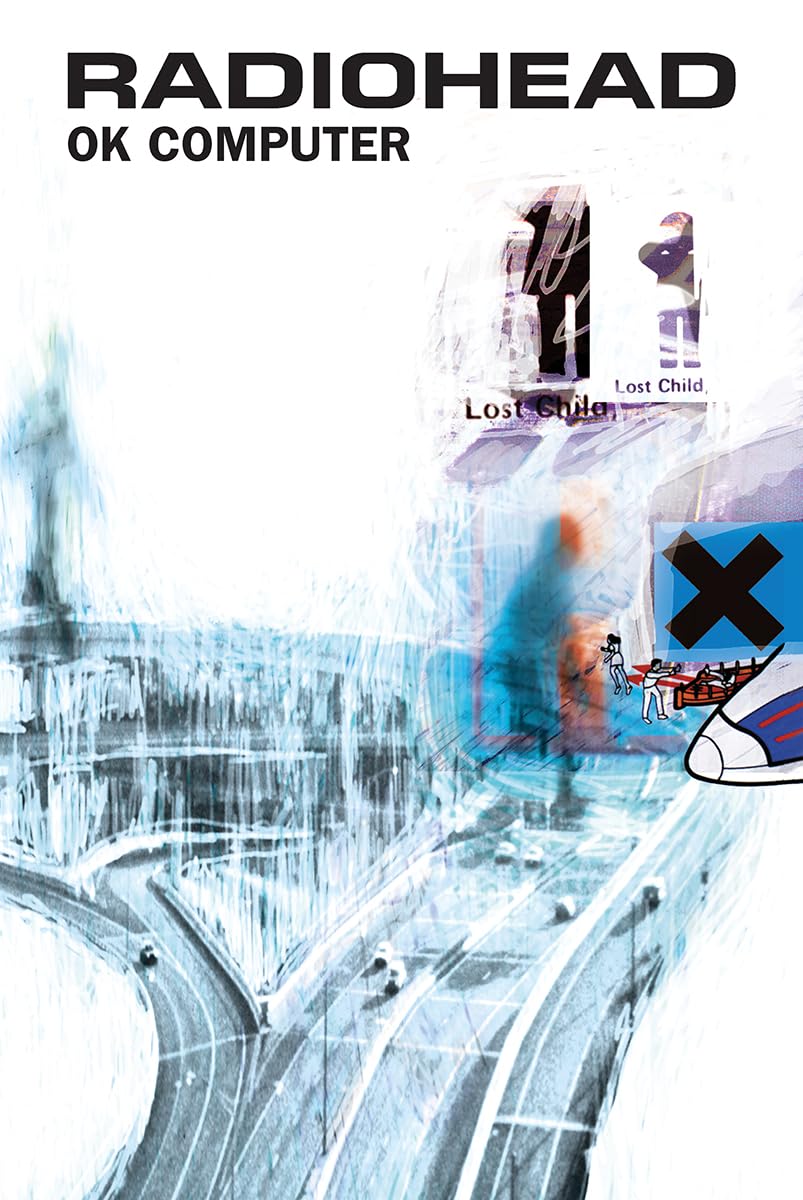 Cinemaflix Radiohead Ok Computer Poster - Wall Art Measures 24 X 36 Inches (Unframed)