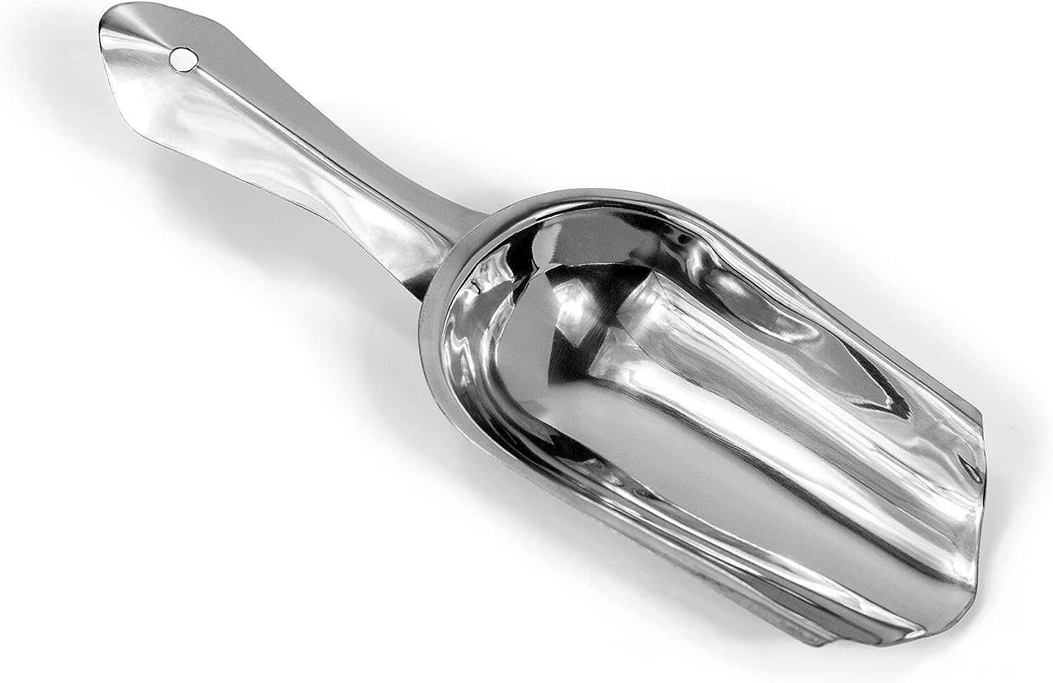 Great Credentials Stainless Steel Ice Scoop For Bars, Restaurants, And Home Use - Perfect For Scooping Ice, Dry Goods, And More