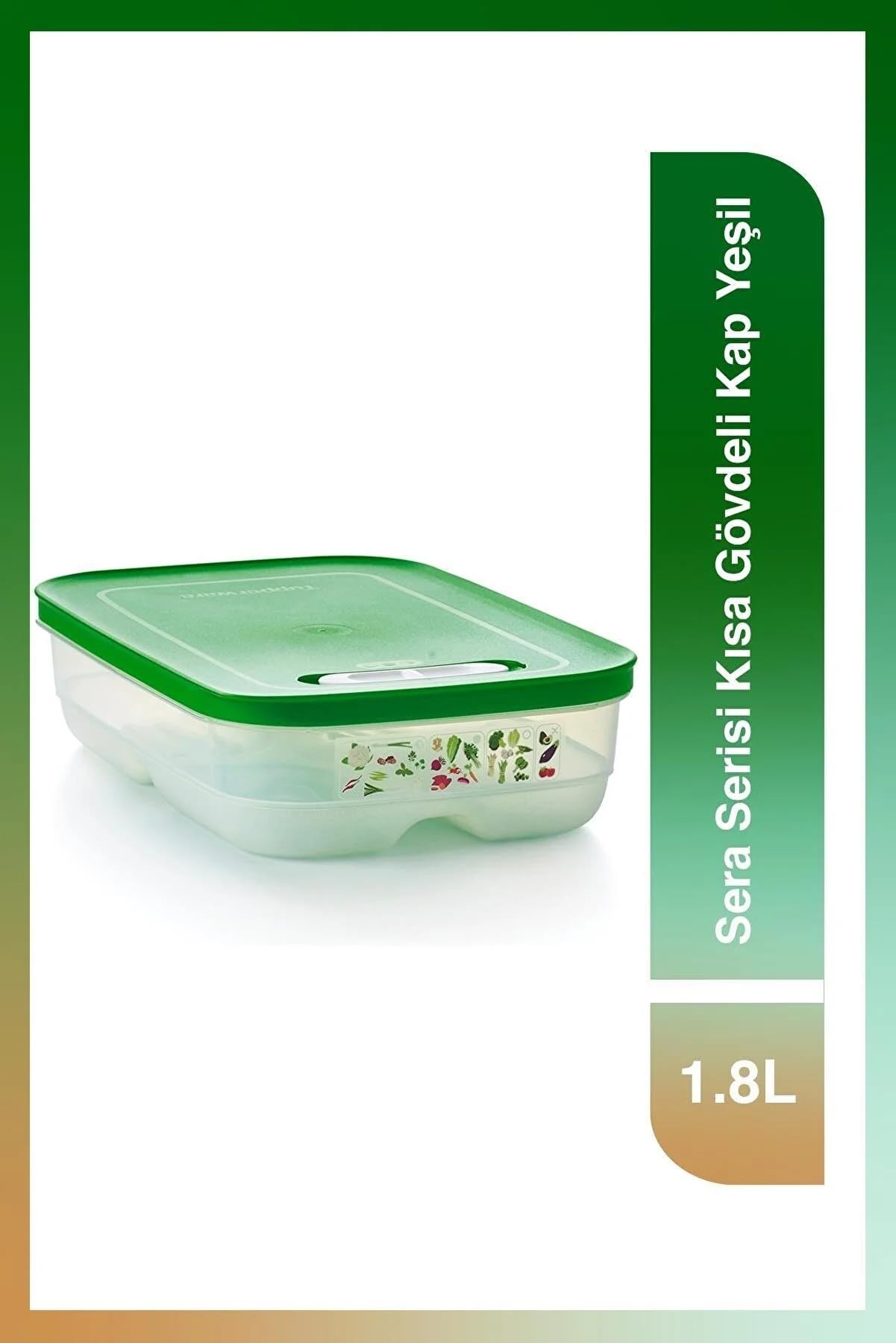 Tupperware Fridgesmart Medium Container, Sheer With Wintergreen Seal