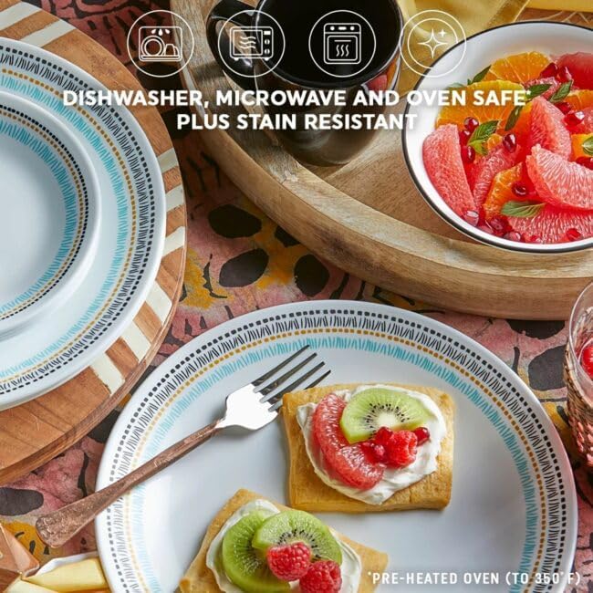 Corelle Paloma 16-Piece Dinnerware Set, Service for 4