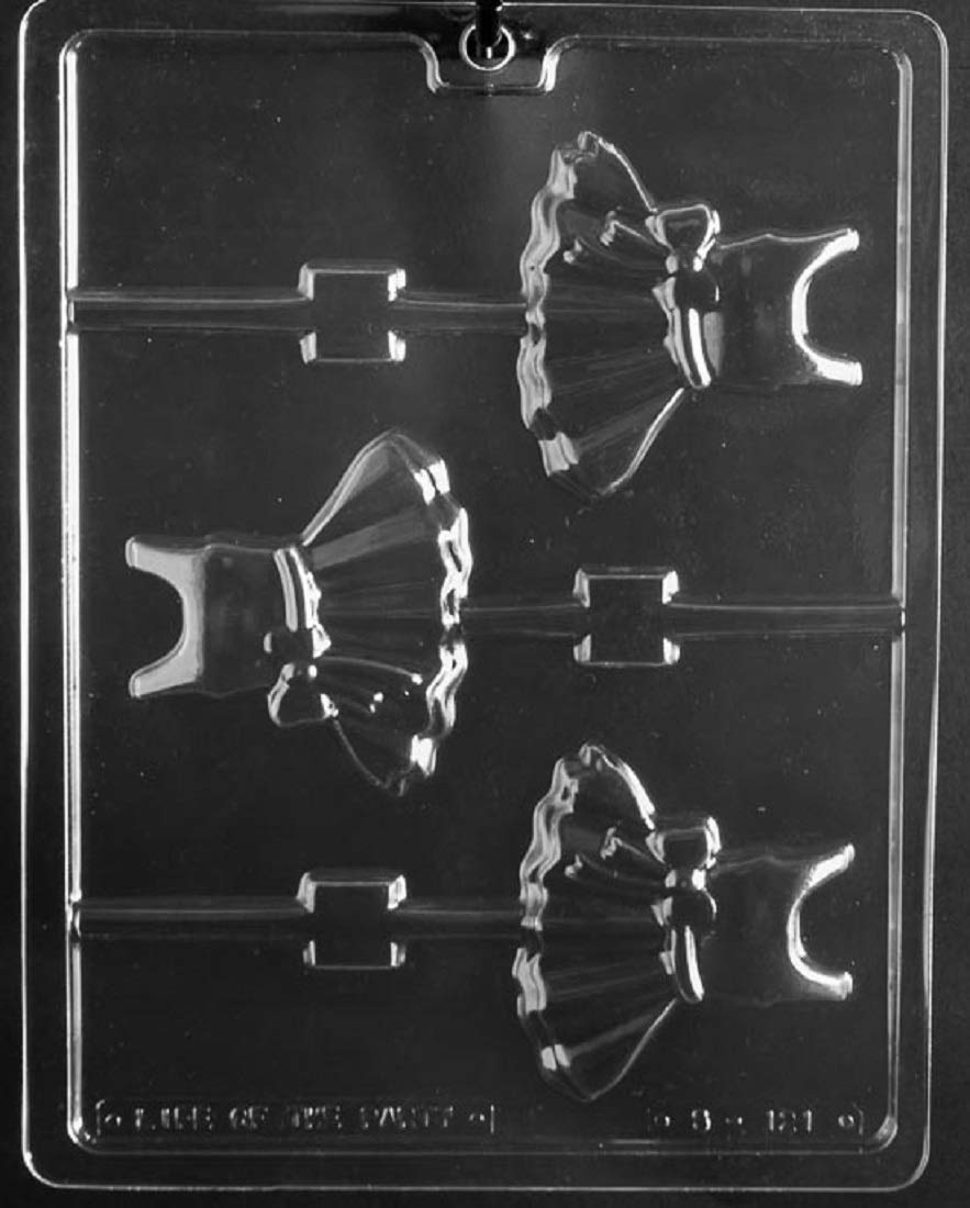 Grandmama'S Goodies S121 Ballerina Dress Lollipop Chocolate Candy Soap Mold With Exclusive Molding Instructions
