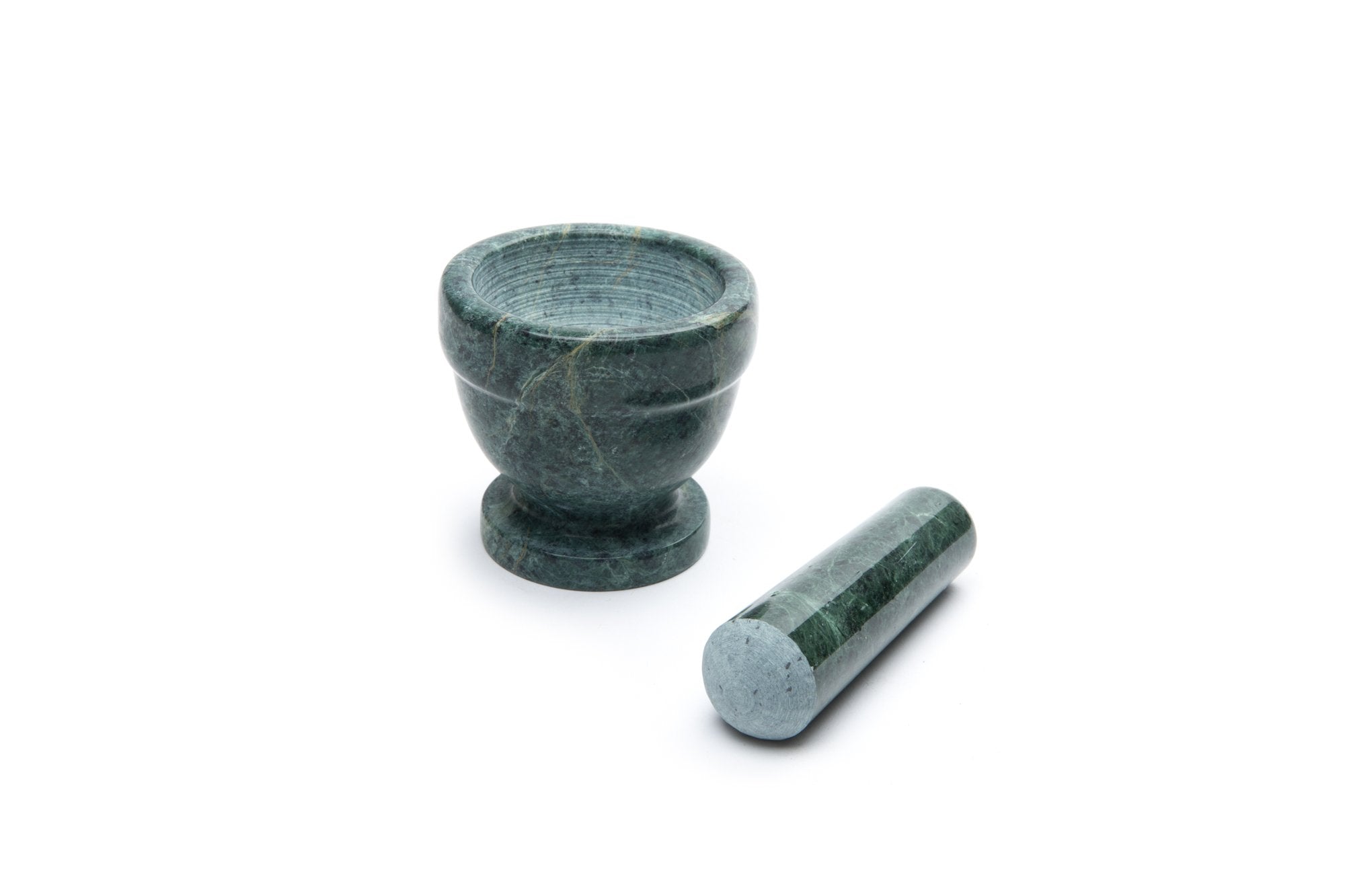 Fox Run Marble Mortar And Pestle, Green , 3''