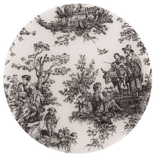 Black Toile 10'' Trivet