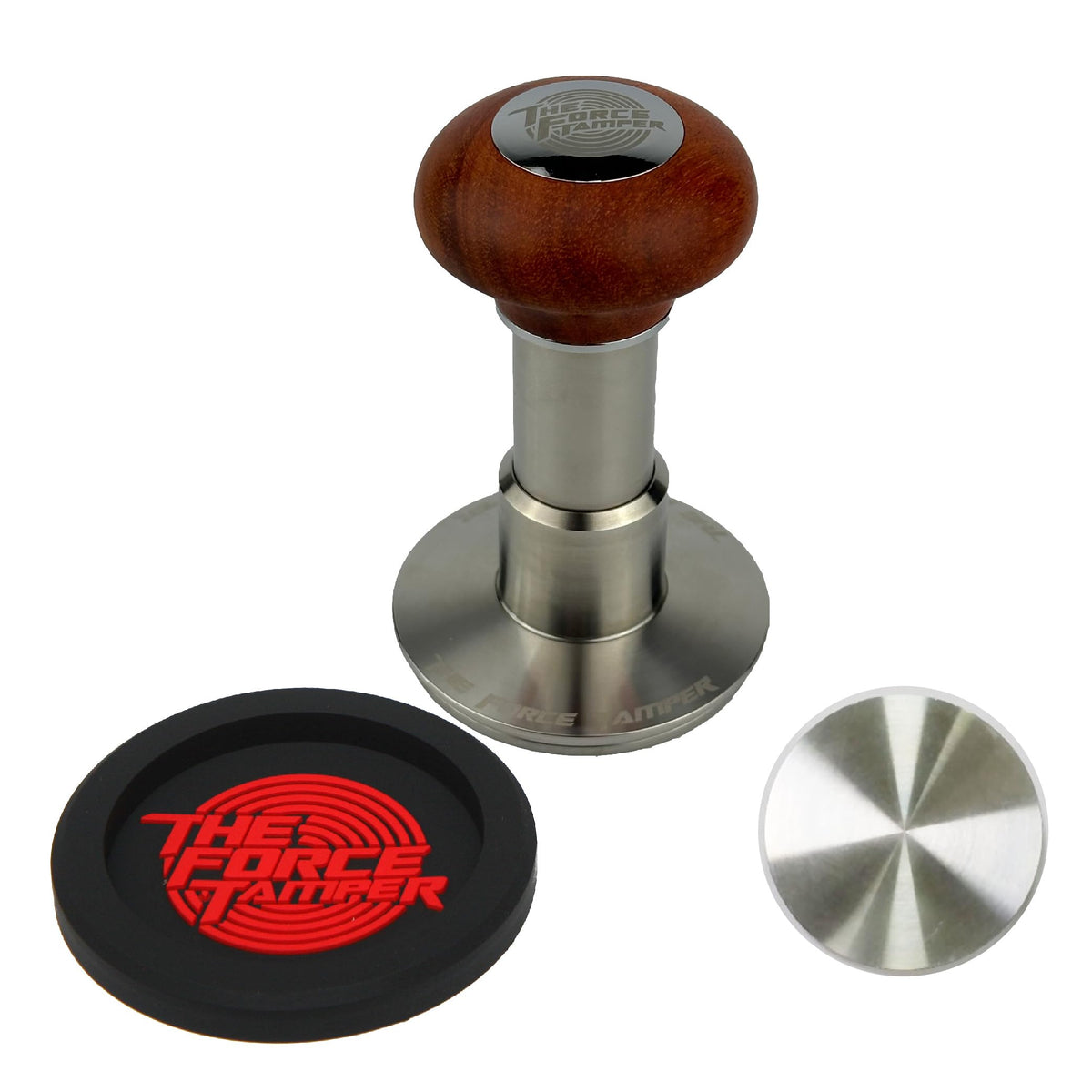 Kuguo The Force Tamper Automatic Impact Coffee Tamper Adjustable Const Pressure And Autoleveling Standard Set Pro (Jelly, 58.50M