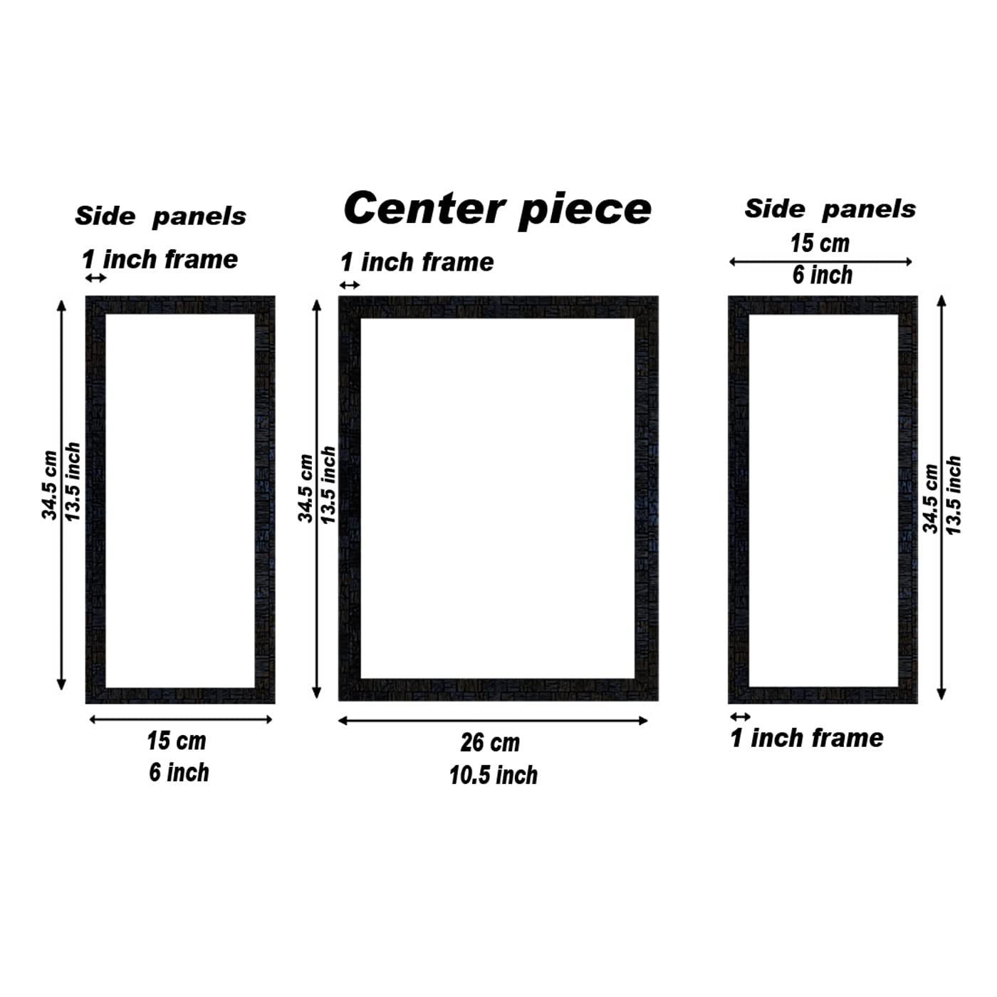 pnf Poster And Frames Hand Painted Landscape Scenery With Acrylic Sheet | Living, Bedroom | Home Decoration | Best Gifting Optio