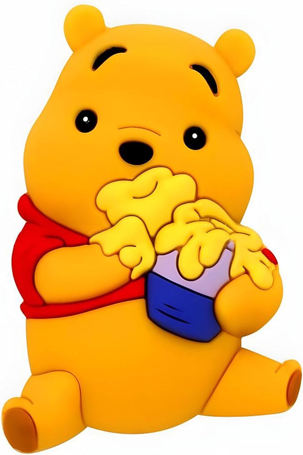 Winnie The Pooh Too Much Honey 3D Foam Magnet