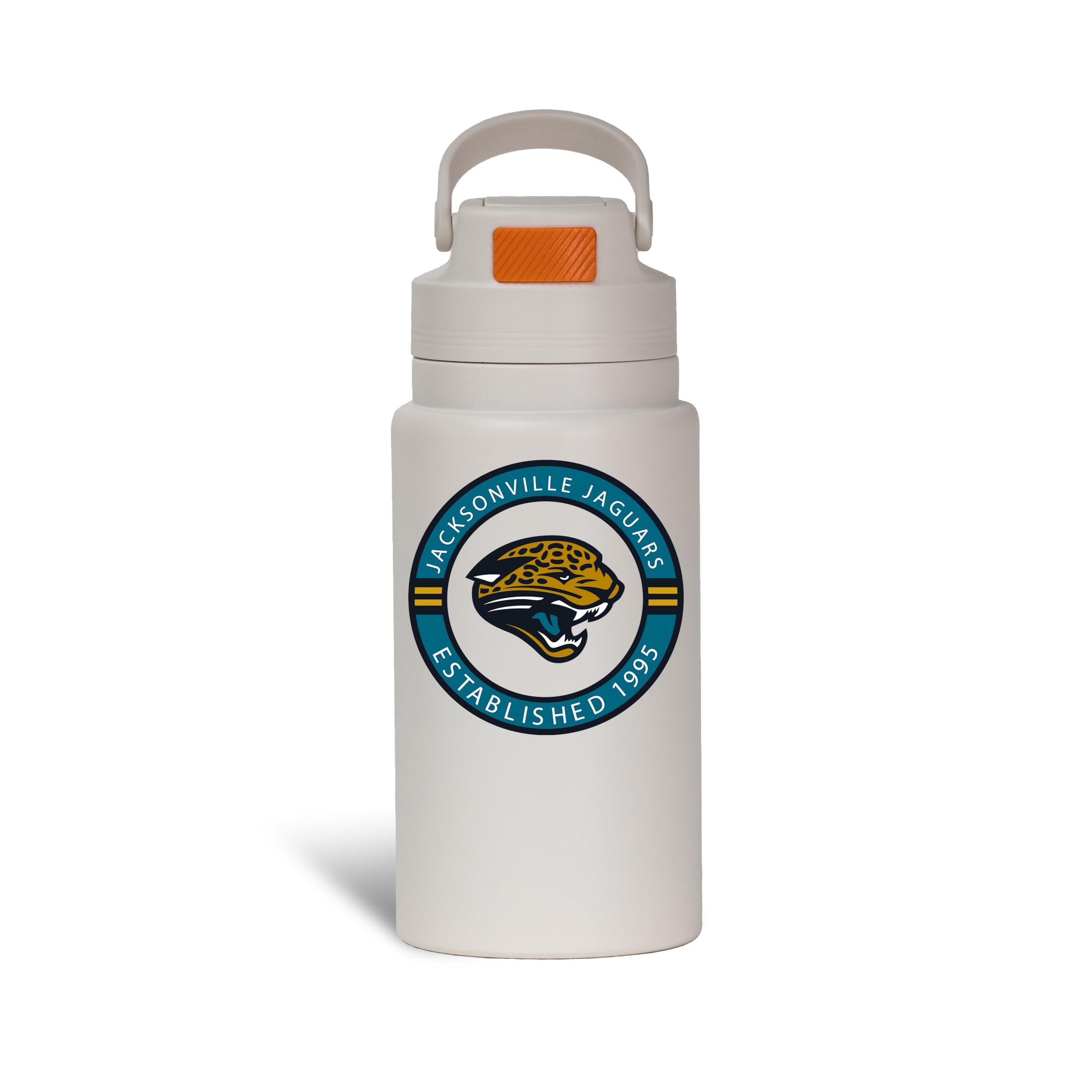 The Memory Company Officially Licensed 26oz Water Bottle with Flip Up Lid, Jacksonville Jaguars