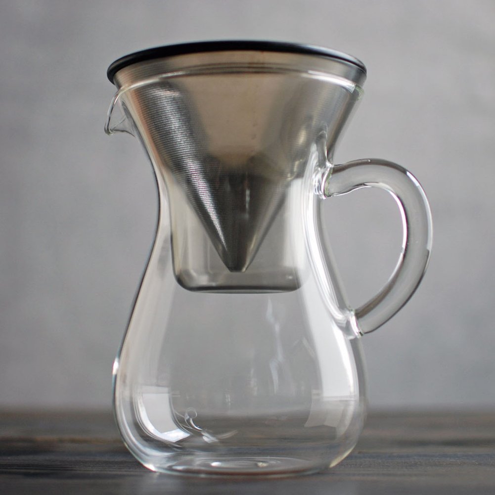 Kinto 300 Ml Carafe Coffee Set With Stainless Steel Filter