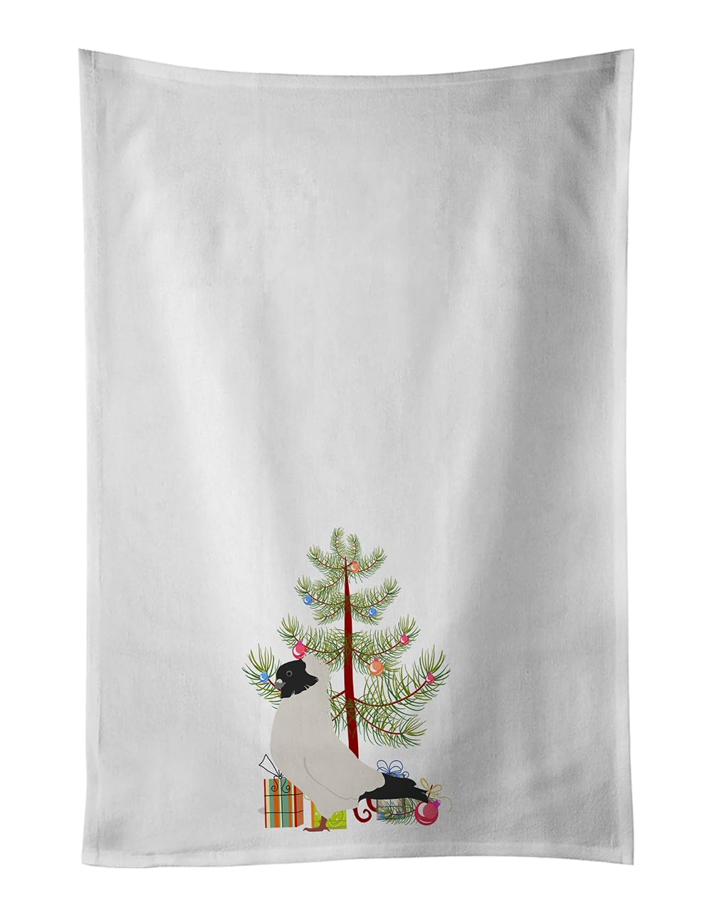 Nun Pigeon Christmas White Kitchen Towel Set of 2