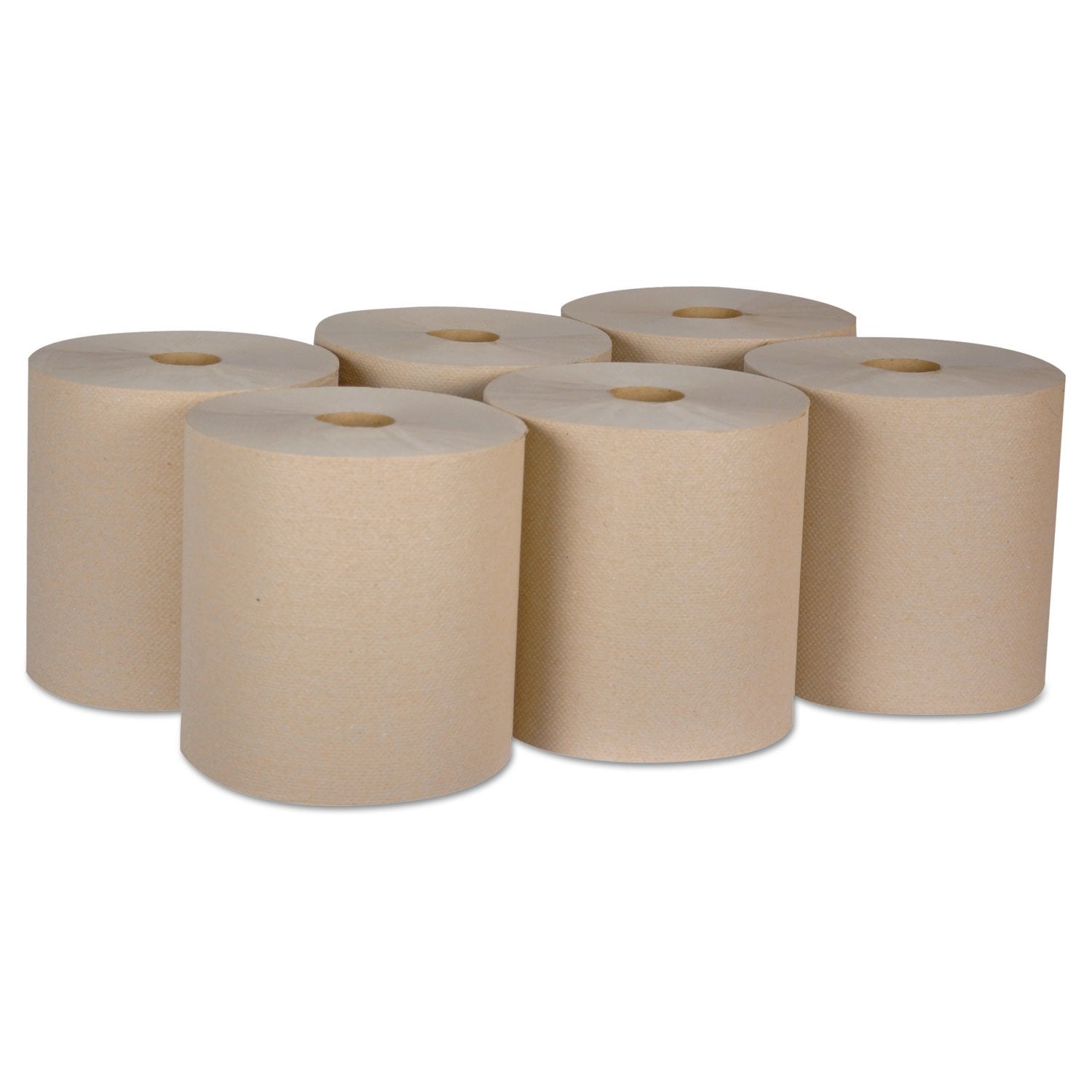 Tork Paper Towel Roll Natural - Universal Hand Roll, Natural Paper Towels With Brown Tissues Made Of 100% Recycled Fiber, 6 Roll