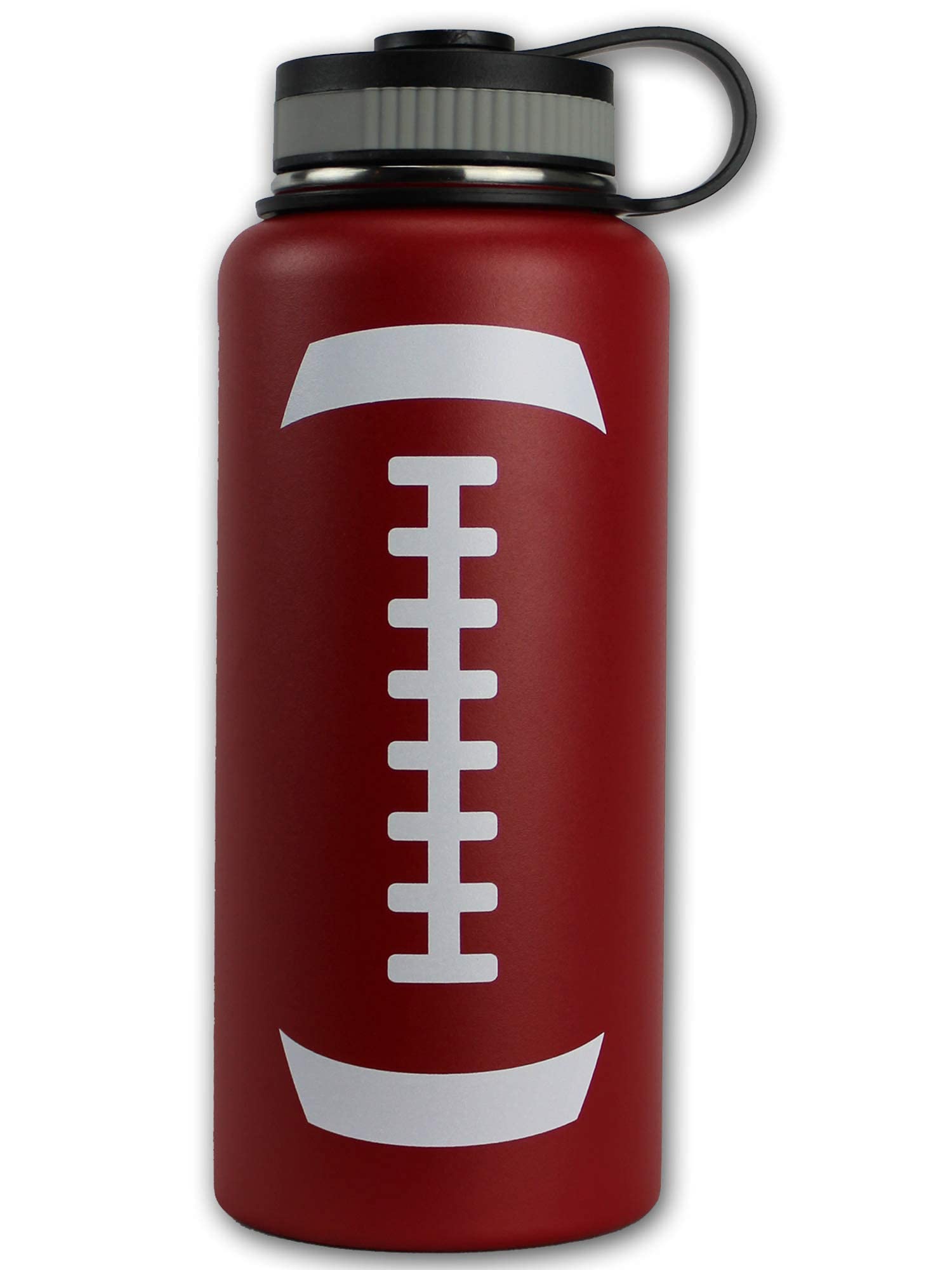 Urbanifi Water Bottle Football Tumbler 32 Oz Gift For Kids Teen Flask Sports Travel Waterbottle, Stainless Steel, Vacuum Insulat