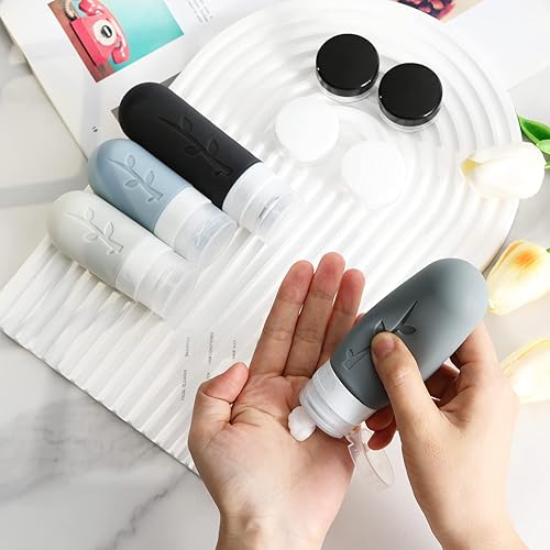18Pack Travel Bottles for Toiletries  TSA Approved Travel Size Containers for Toiletries Liqus Shampoo And Conditioner travel Bottles  Perfect for Business or Personal Travel Essentials(BPA Free)