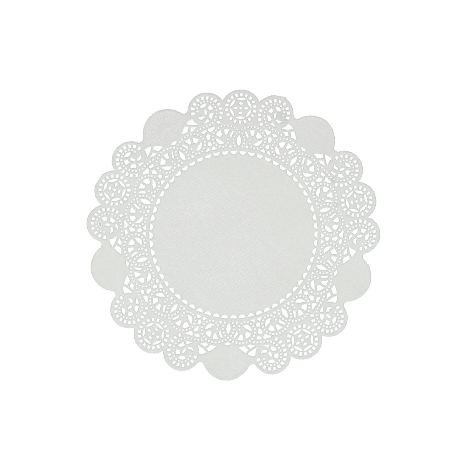 AmerCareRoyal lace doilies, round, 5, white, 10,000/carton