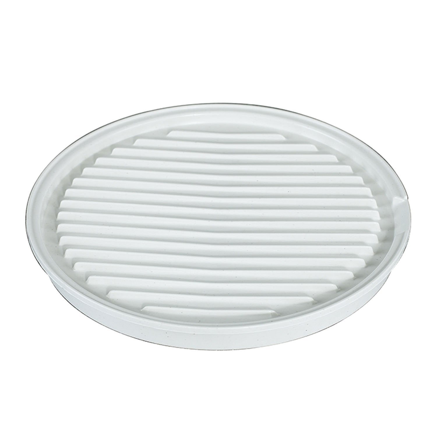 Nordic Ware Round Bacon And Meat Microwave Grill, 2-Sided, White