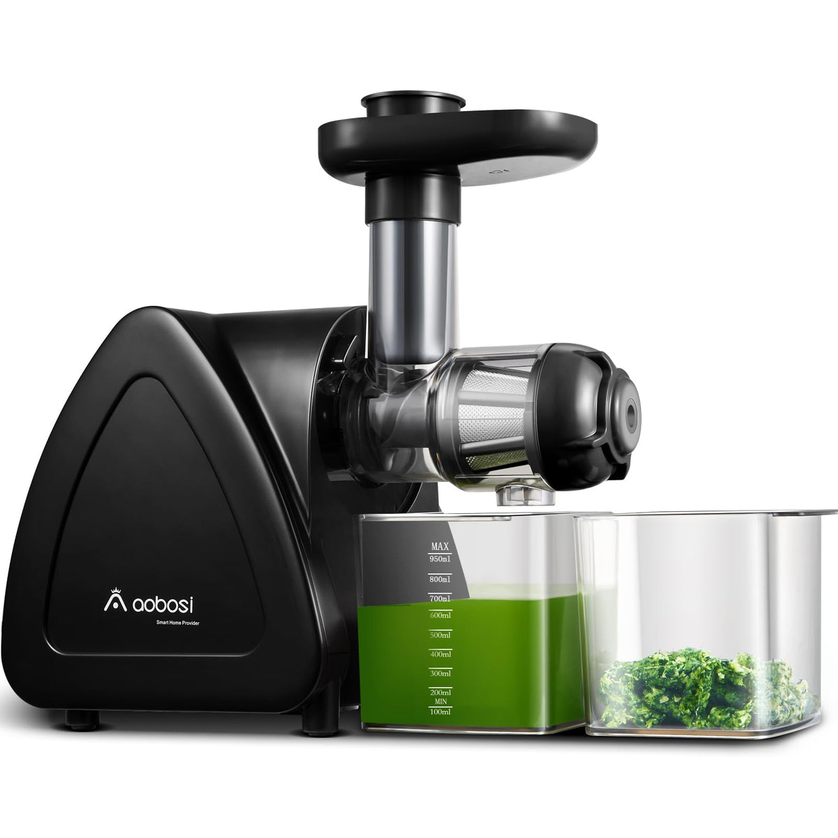 Juicer Machine, Aobosi Slow Masticating Juicer, Cold Press Juicer Machines With Reverse Function, Quiet Motor, High Juice Yield