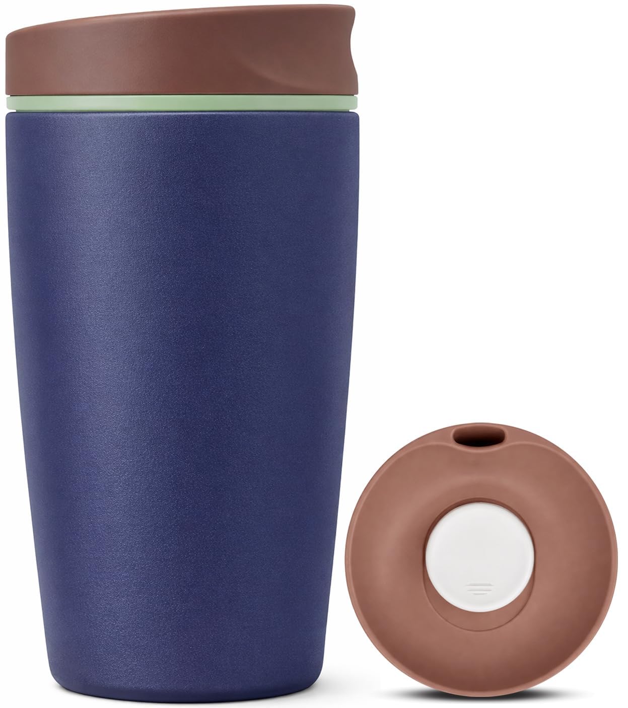 Stvin Insulated Coffee Mug with Lid for Office & Travel | Reusable Double Walled Coffee Mug for Men & Women | Hot & Cold Beverag