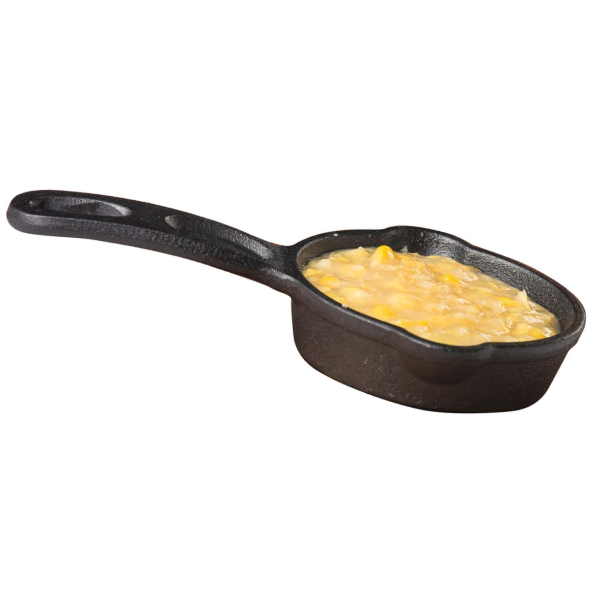 Tablecraft Products Cw30124 Cast Iron Mini Round Skillet 5?'' Dia (10?'' With Handle) X 1'' D, 1.25'' Height, 3.125'' Width, 10.