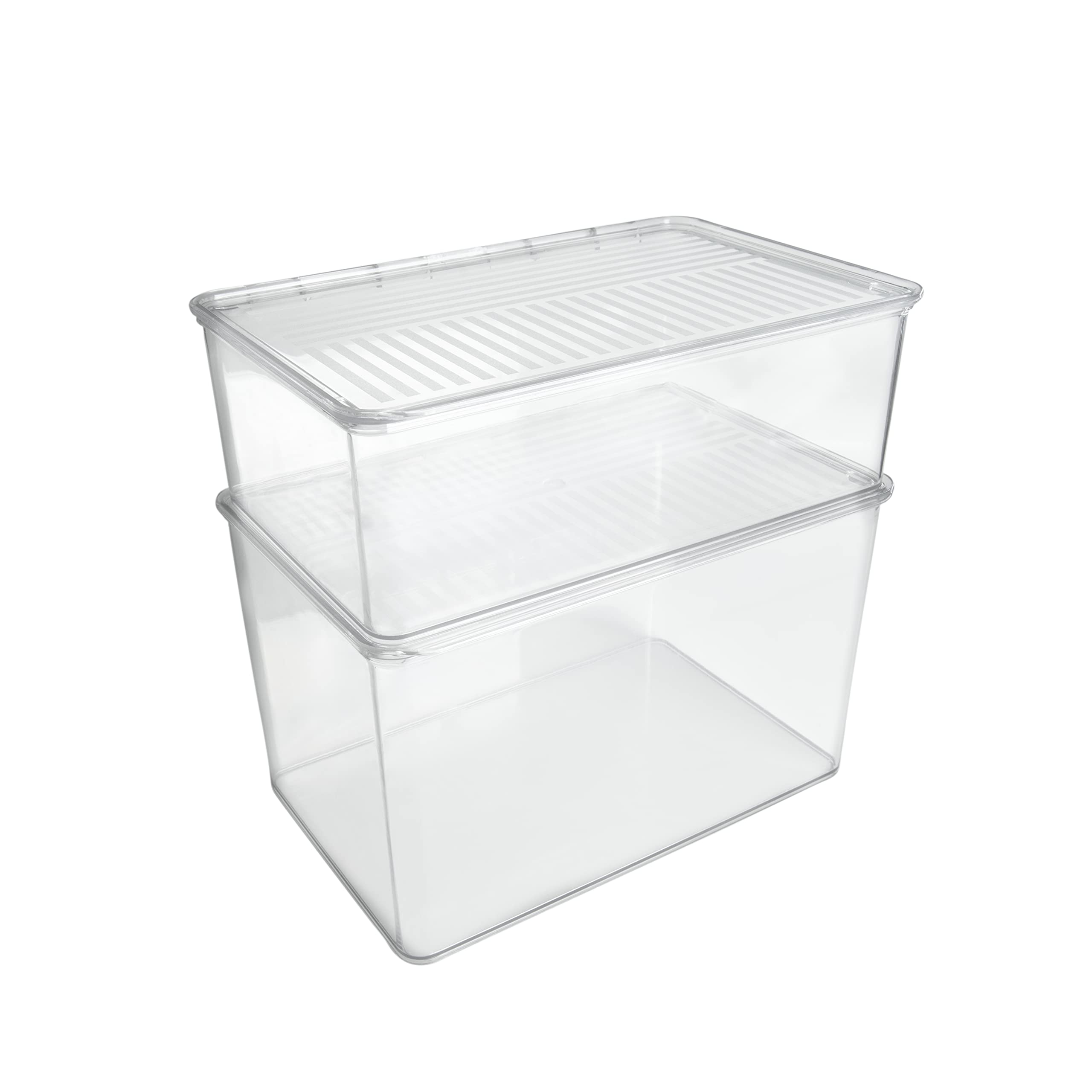 Kitchen Spaces Stackable Kitchen Containers 2Pc