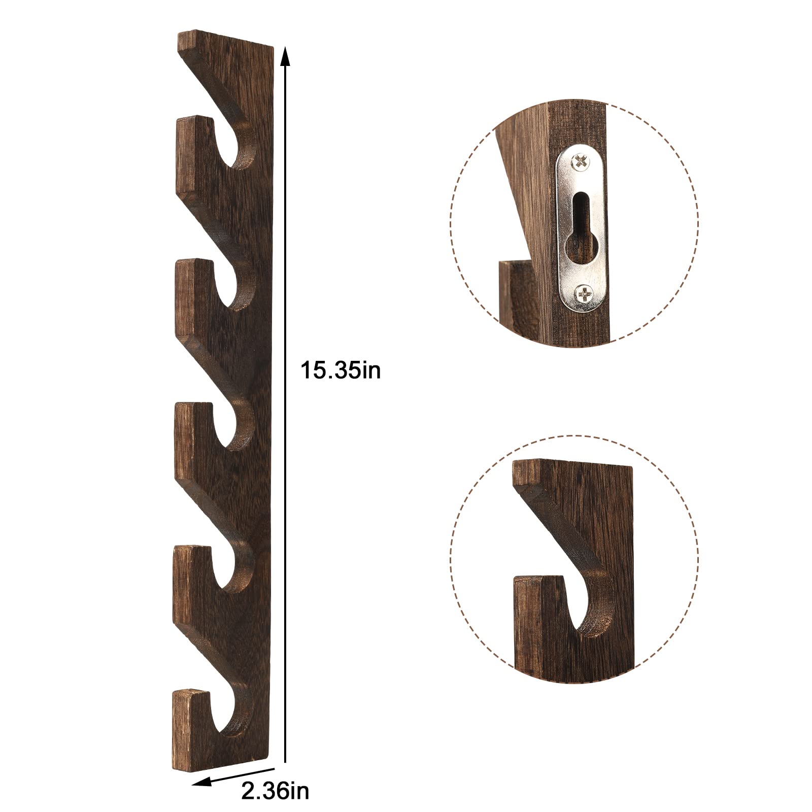 2Pcs Hat Rack For Baseball Caps, Wall Mounted Baseball Hat Organizer Hat Holder Wall Vertical Hat Rack Baseball Cap Holder Hat H