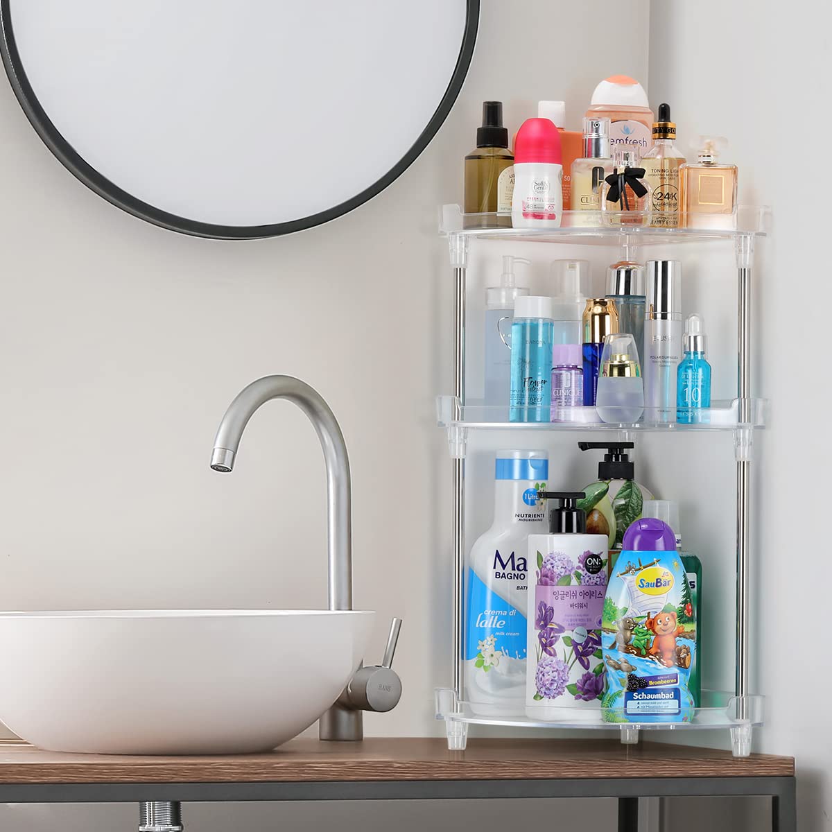 Argox Bathroom Organizer Countertop, Bathroom Finishing Countertop, Countertop Storage, Counter Storage, Storage Under The Sink,