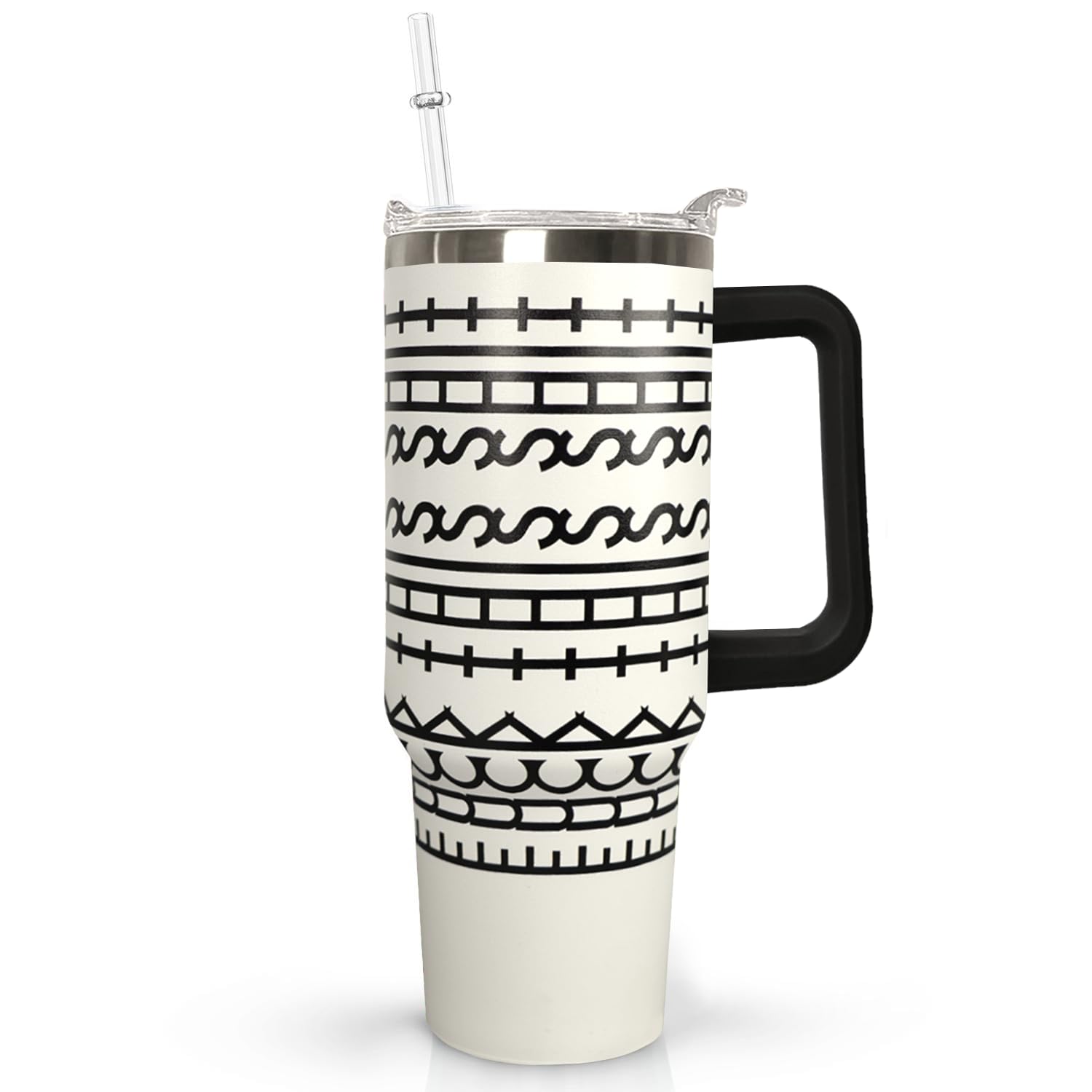Ceovfoi 40 oz Hidden Message Tumbler With Lid and Straw,Checkered CoffeeTravel Mug Cup Water Botter,White Elephant Gifts,Office 