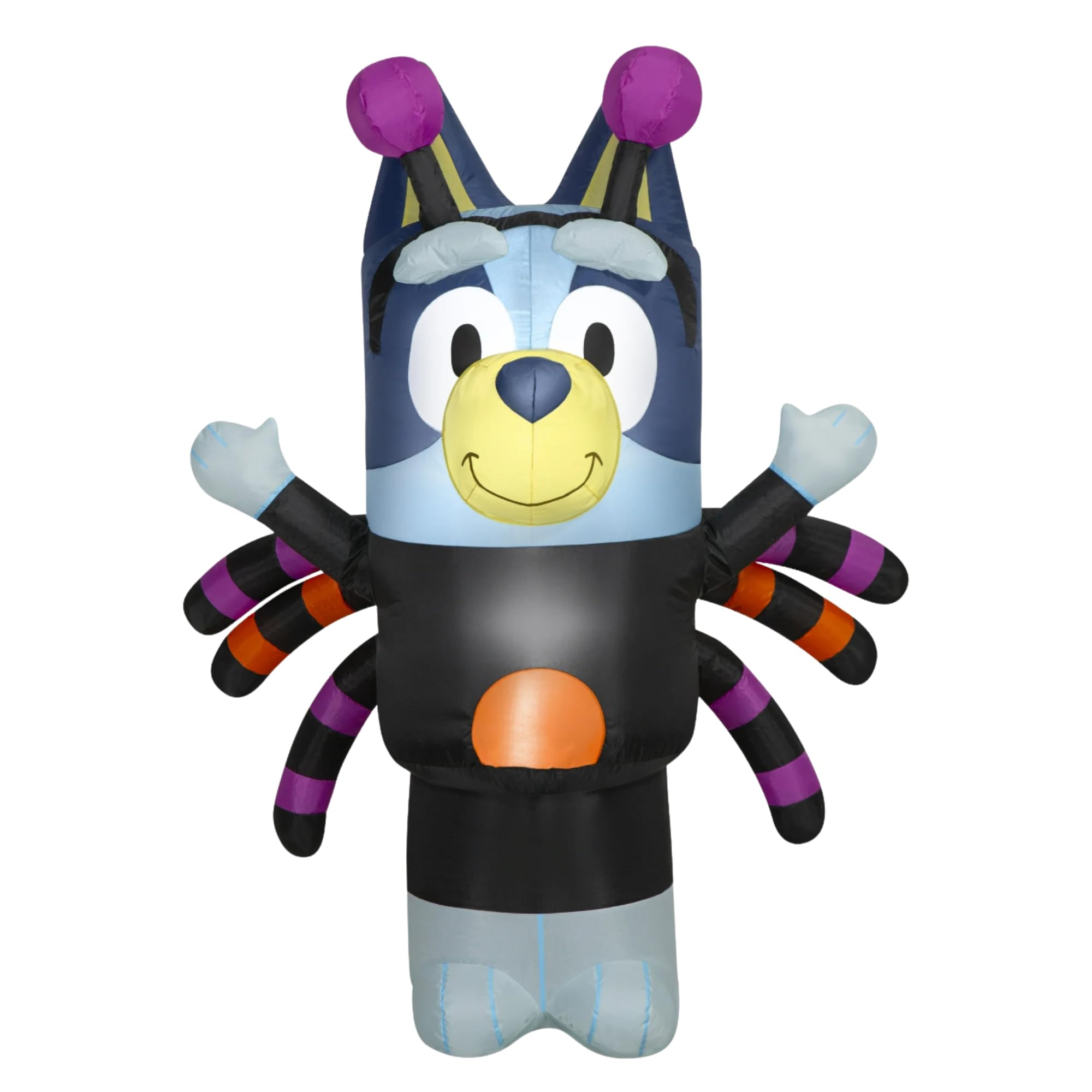 Gemmy 5 Ft Halloween Inflatable Bluey Spider Costume Yard Decoration