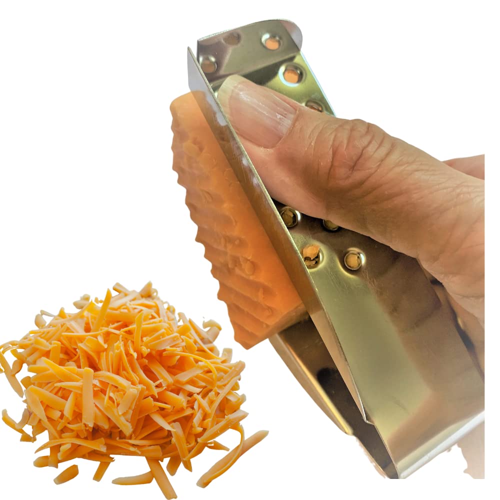 Safegrate Grater Finger Guard For Cutting Vegetables/Grating With Mandoline Slicer/Vegetable Slicer, Stainless Steel Finger Prot