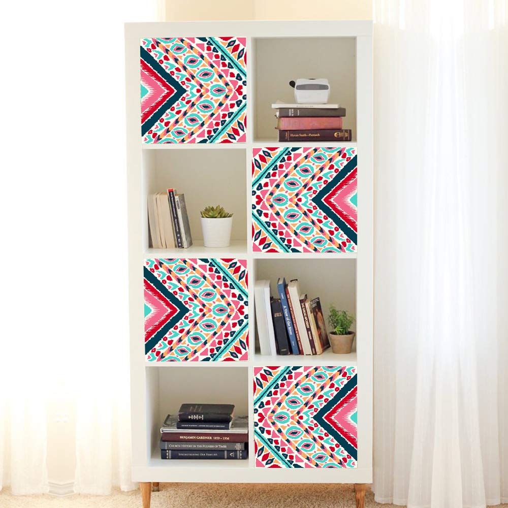 Self-Adhesive Dresser Sticker, Peel And Stick Furniture Skin, Removable Shelf Unit Decals Sticker (012, Expedit/Kallax)