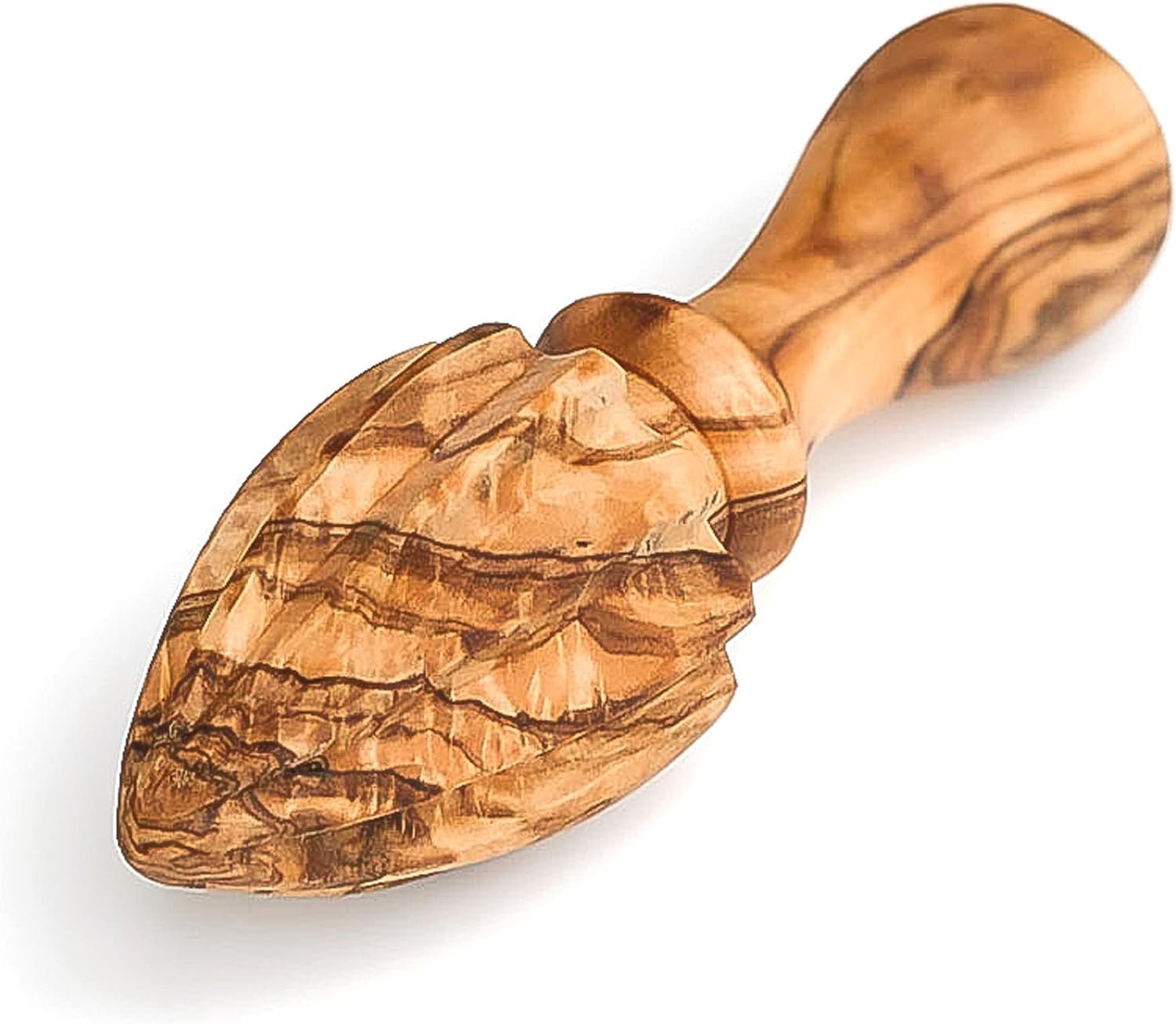 Aramedia Olive Wood Citrus Lemon, Lime, And Orange Handmade Reamer Juicer Squeezer