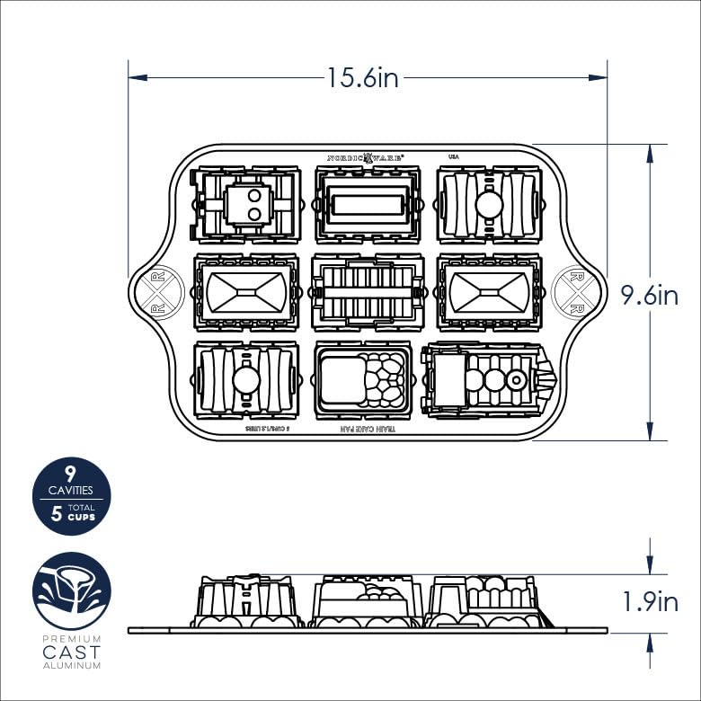 Nordic Ware+Train Cake Pan