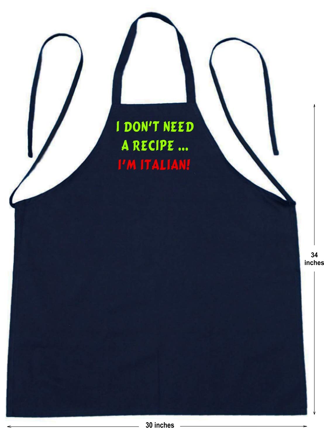 I Don'T Need A Recipe - I'M Italian Cute Black Chef Aprons